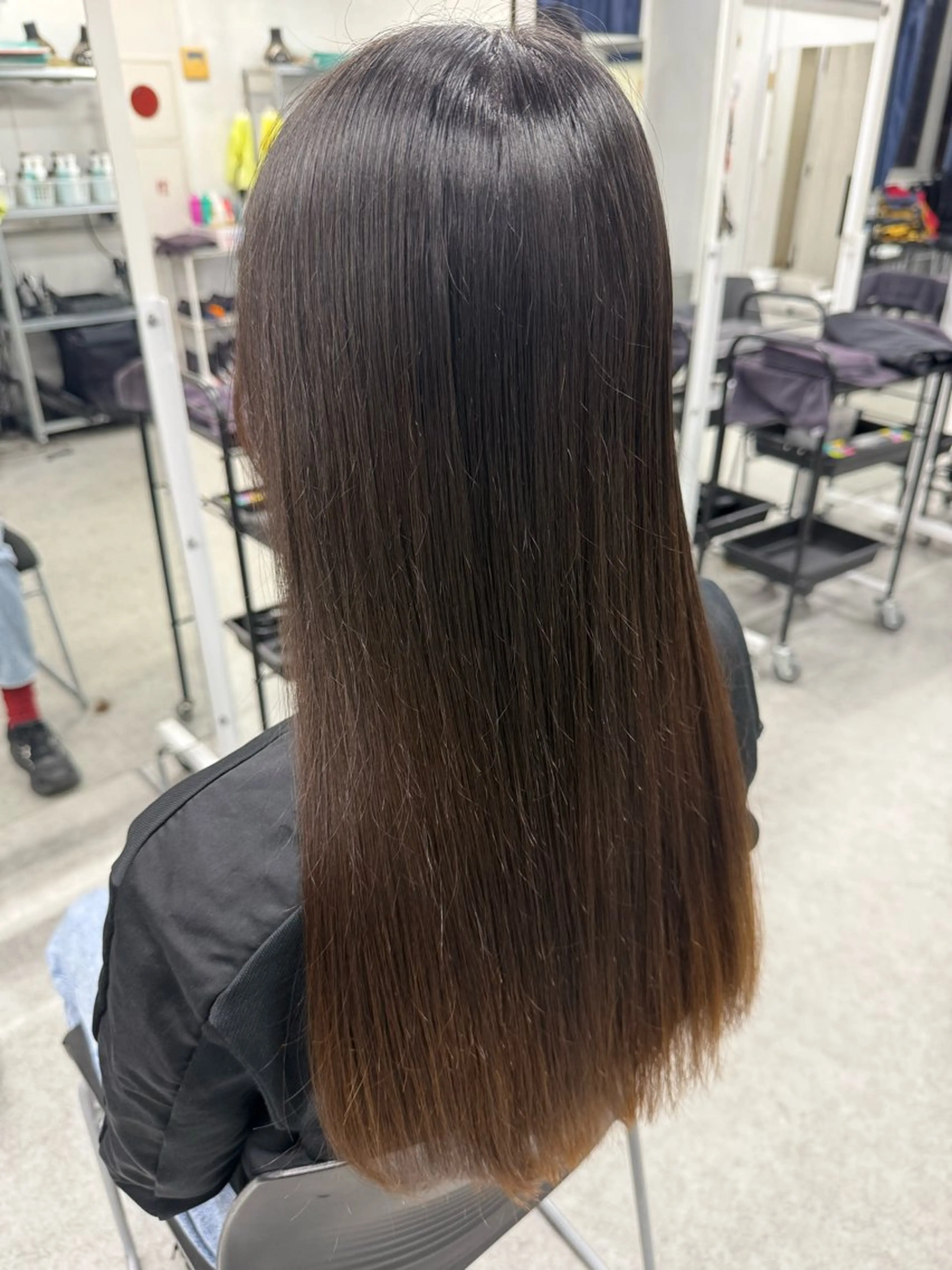 ロング カラー ヘアカラー トリートメント レイヤー/暖色カラー /髪質改善/maoのヘアスタイル