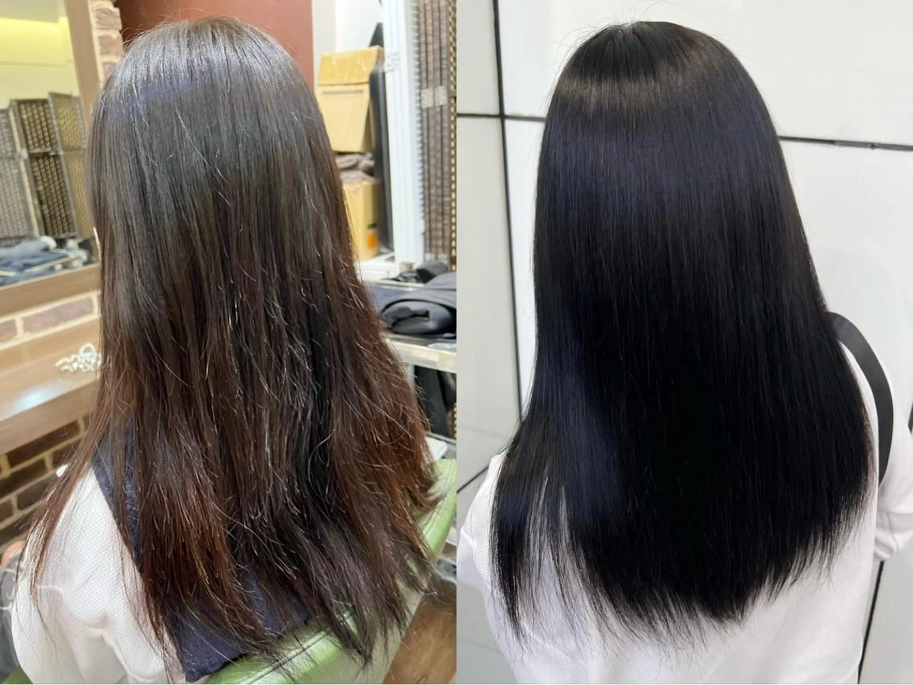 セミロング 髪質改善 ヘアカラー トリートメント オシャレデザイン 🧺🪽/SHUNOのヘアスタイル