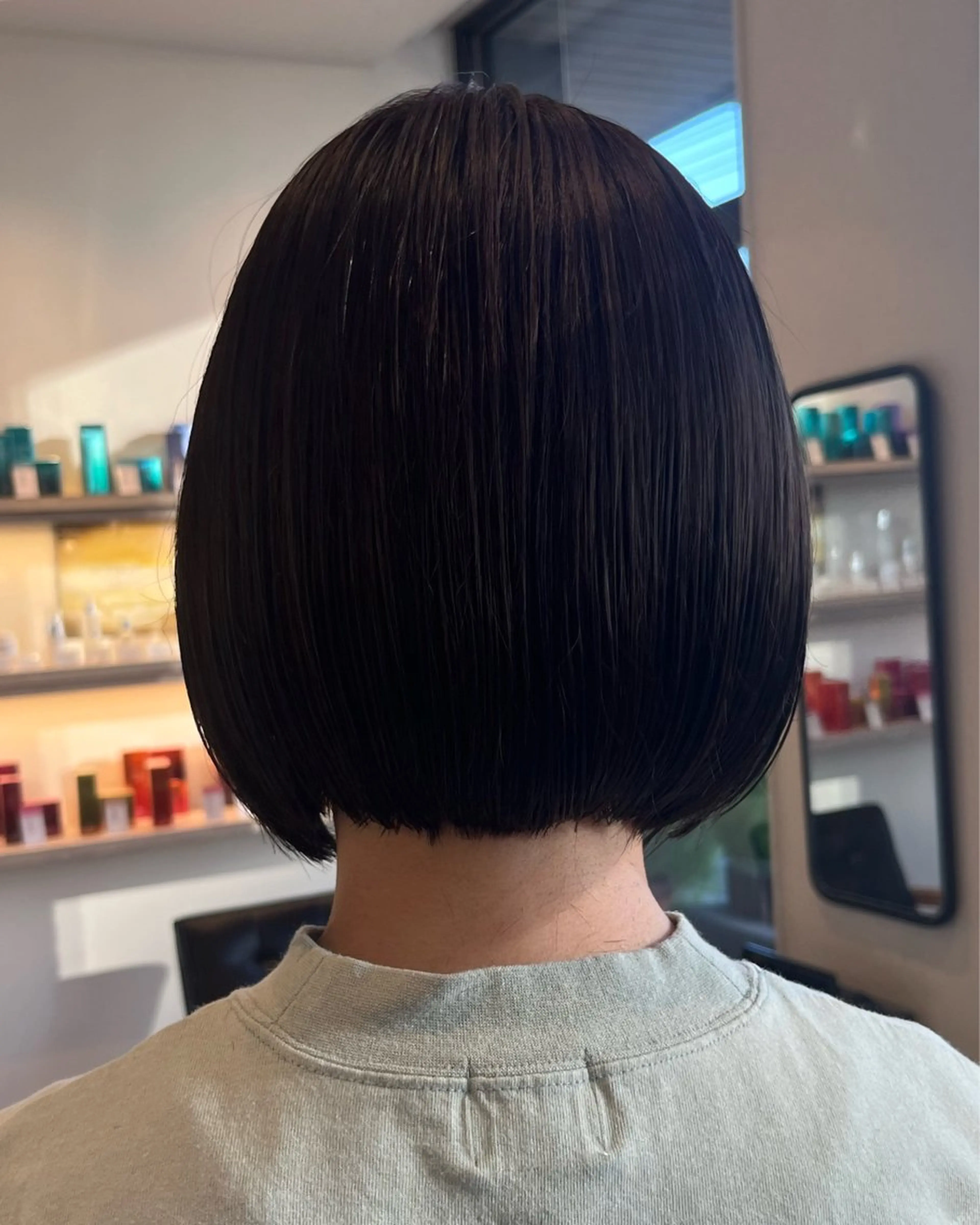 ミディアム カラー カット ヘアカラー セジールヘアメゾン所属・韓国レイヤー/透明感 カラー🐈曾根高のヘアスタイル