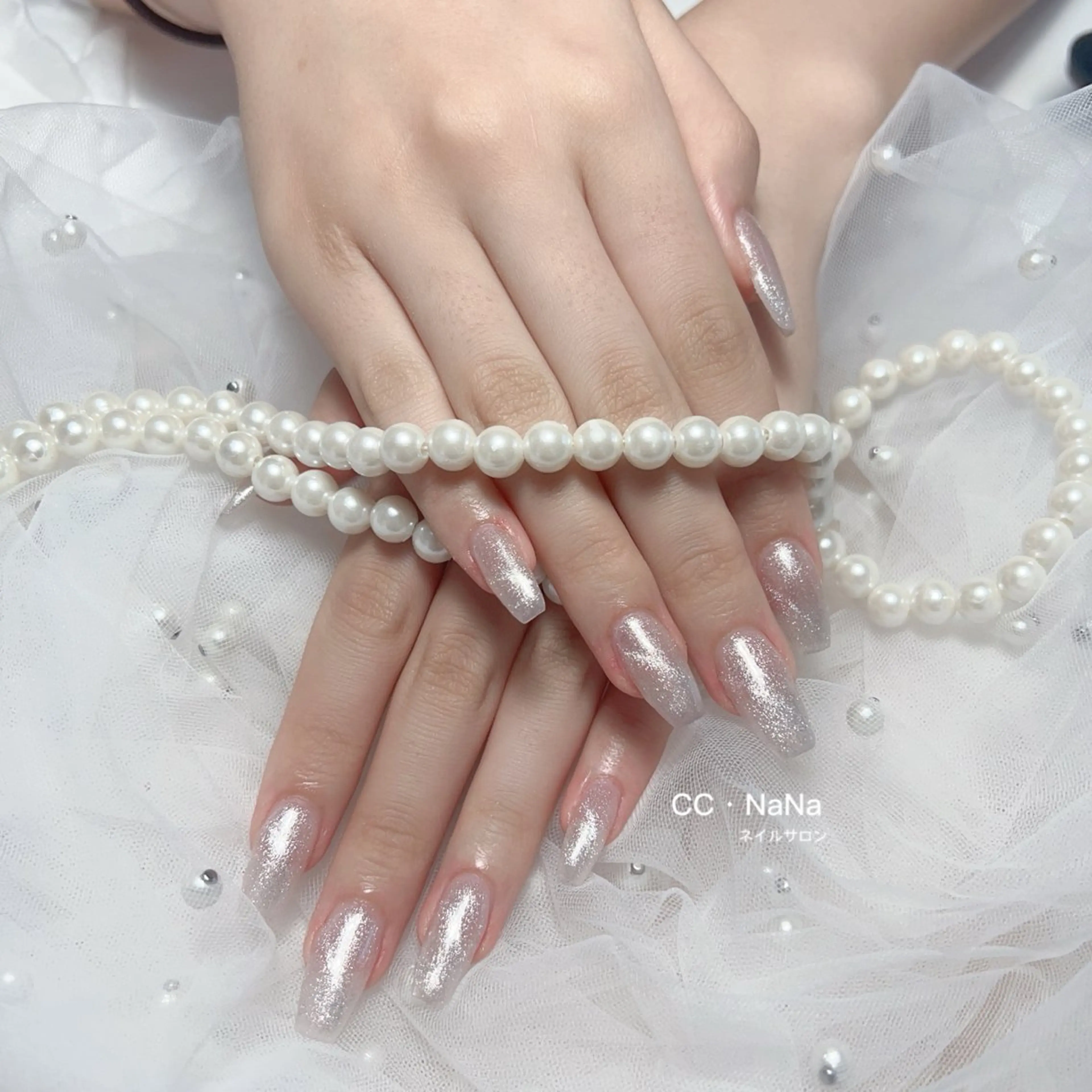 ネイル ハンドネイル 💎CC・NaNa 韓国風ネイル🌙のネイルデザイン