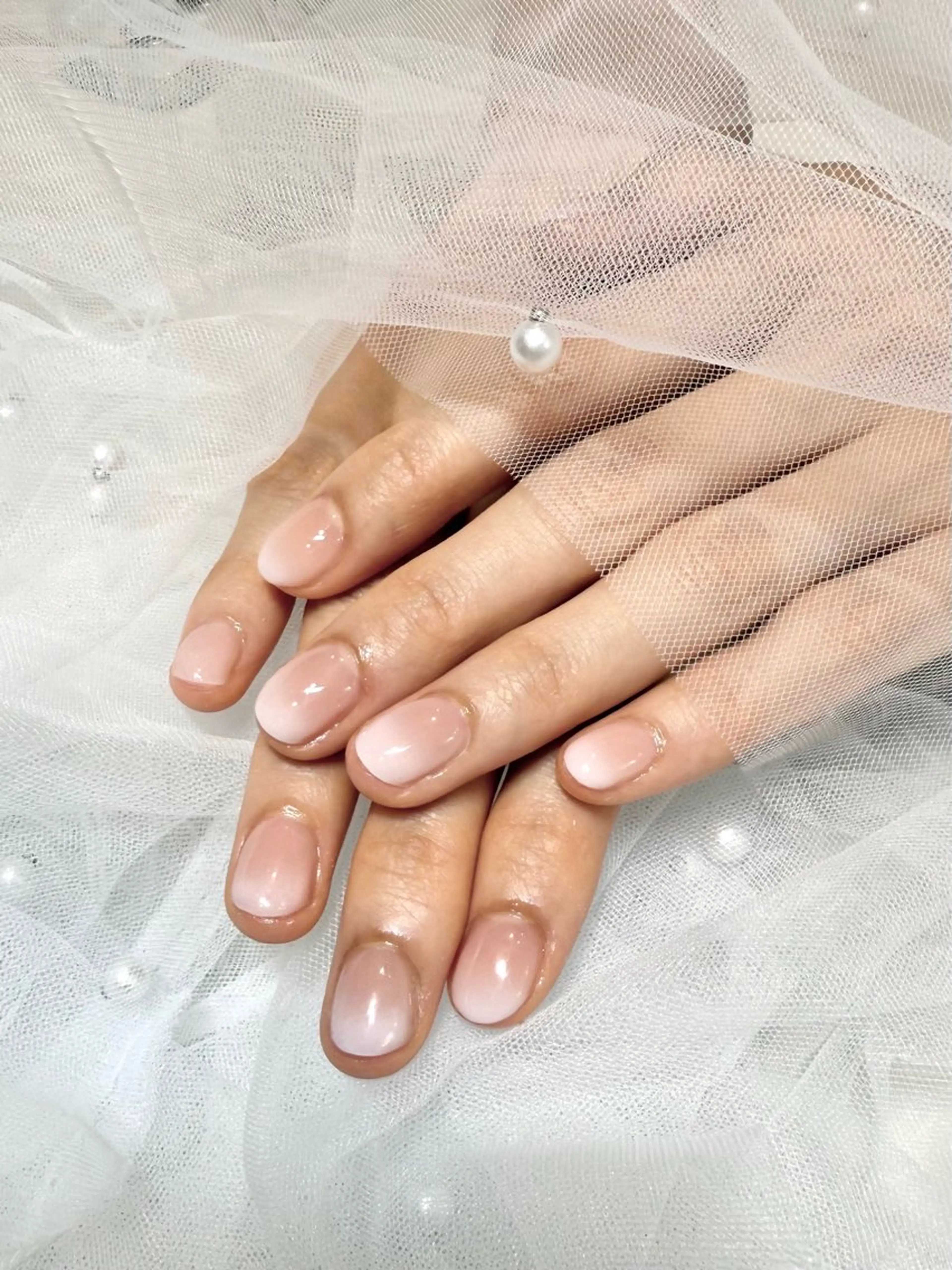 ネイル ショートネイル ハンドネイル éclat nail studio（She nail studio内）所属・韓国ワンホン éclat🩵飯山のネイルデザイン