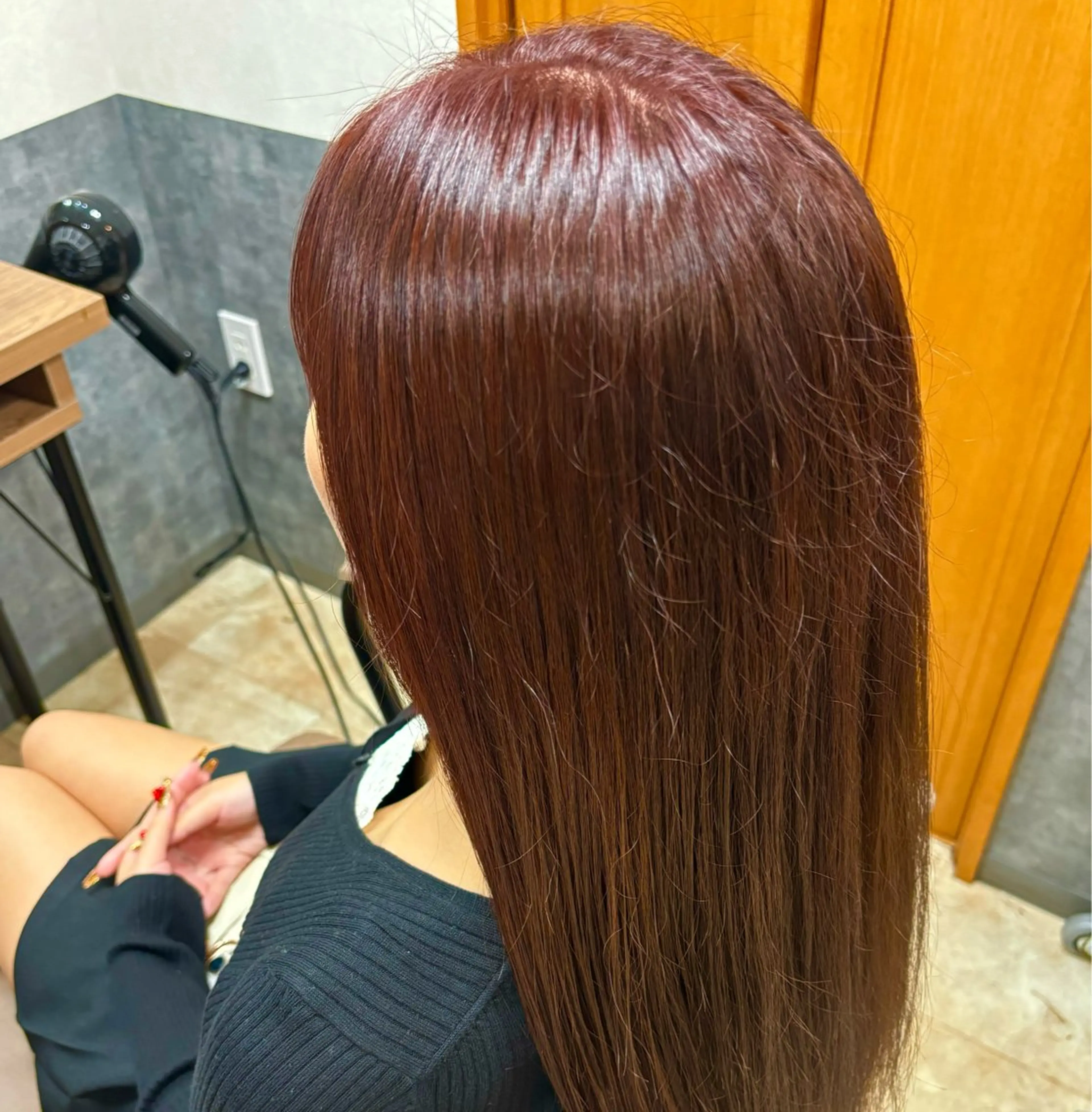 ロング カラー ヘアカラー トリートメント 竹内 滉太のヘアスタイル