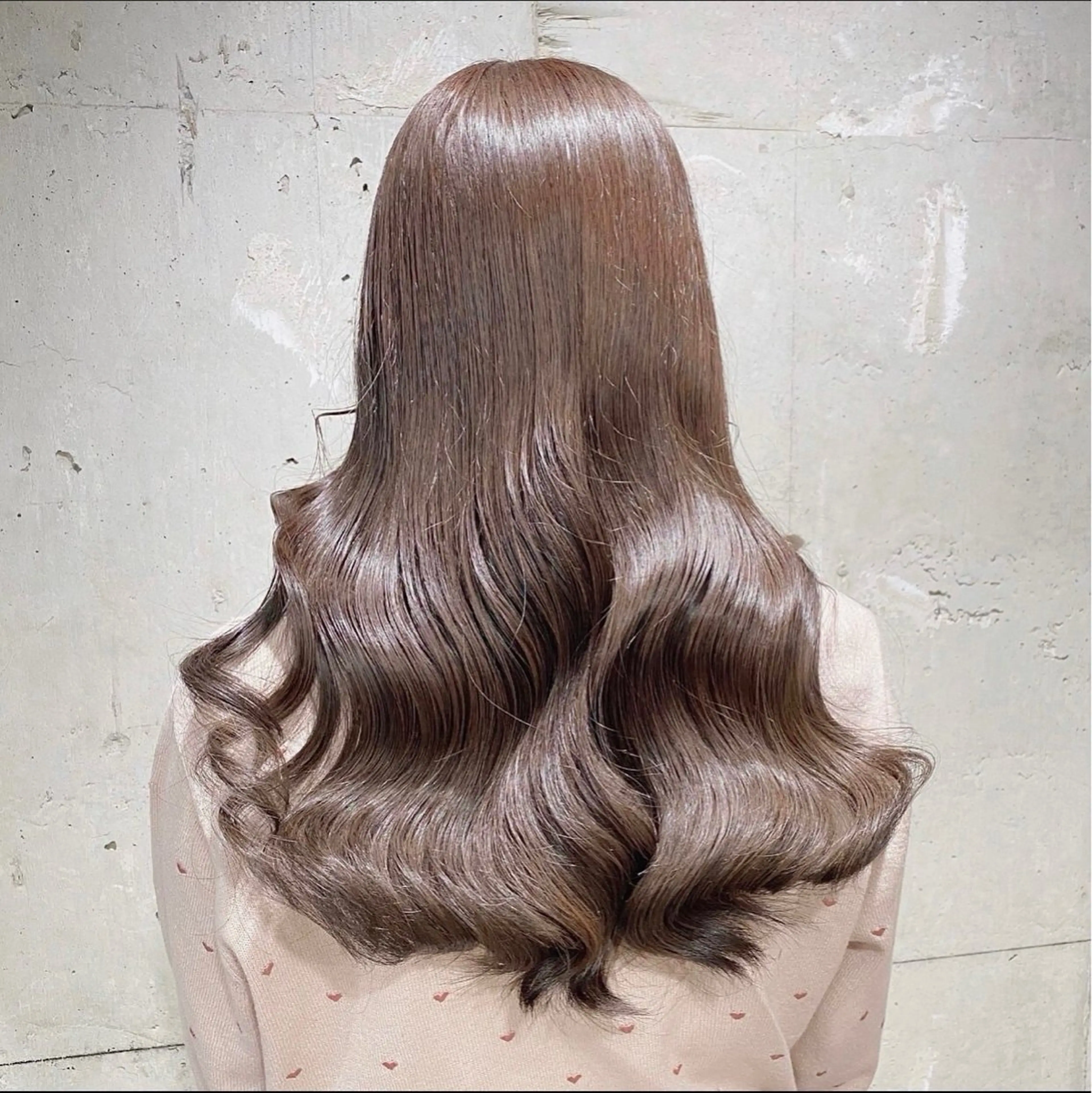 ロング カラー ヘアアレンジ ブリーチ ブリーチなしカラー 髪質改善 トリートメント 🎀RIN🎀 就活🩶暗髪カラーのヘアスタイル