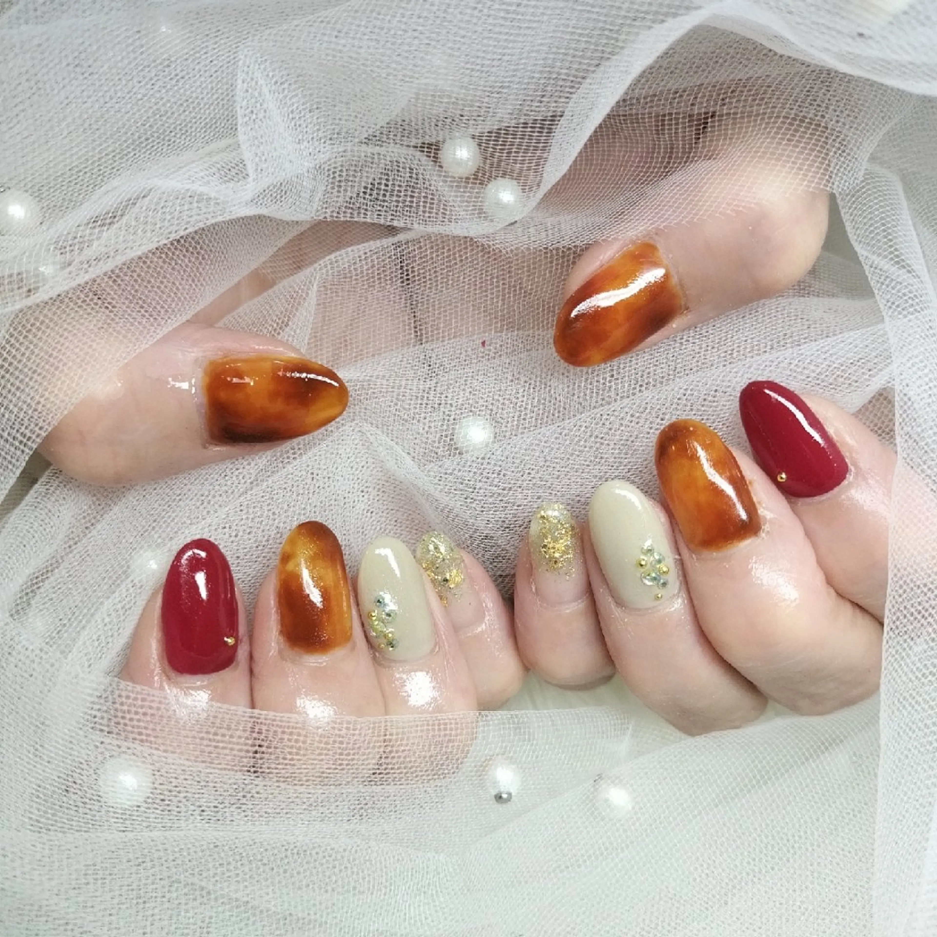 ネイル べっ甲ネイル Nailsalon　Mahalo所属・Nailsalon Mahaloのネイルデザイン
