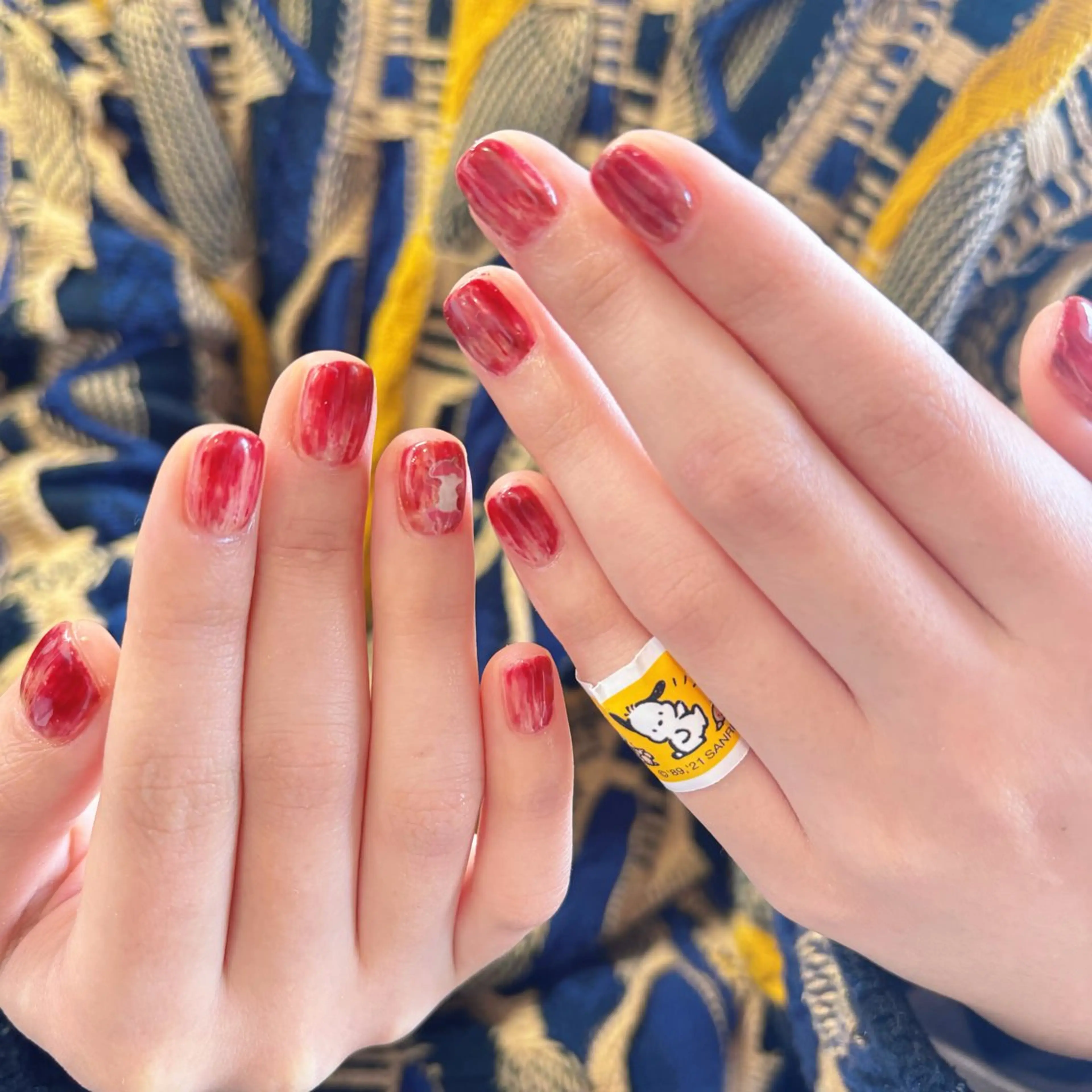 ネイル アートネイル ワンホンネイル ハンドネイル Panda.z nail🐼のネイルデザイン