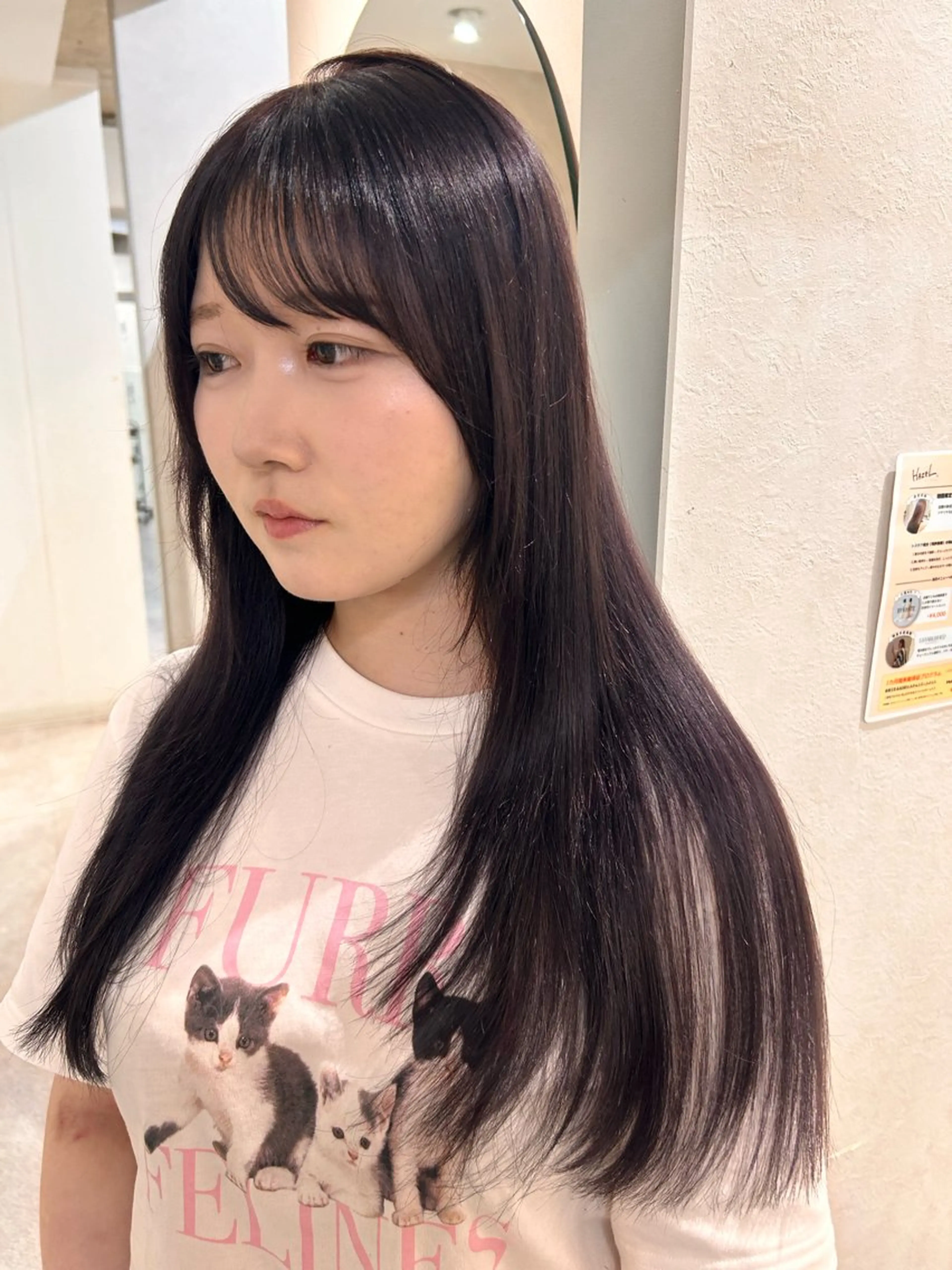 ロング カラー 透明感カラー カット ヘアカラー トリートメント HAZEL博多所属・ひかり HAZELのヘアスタイル