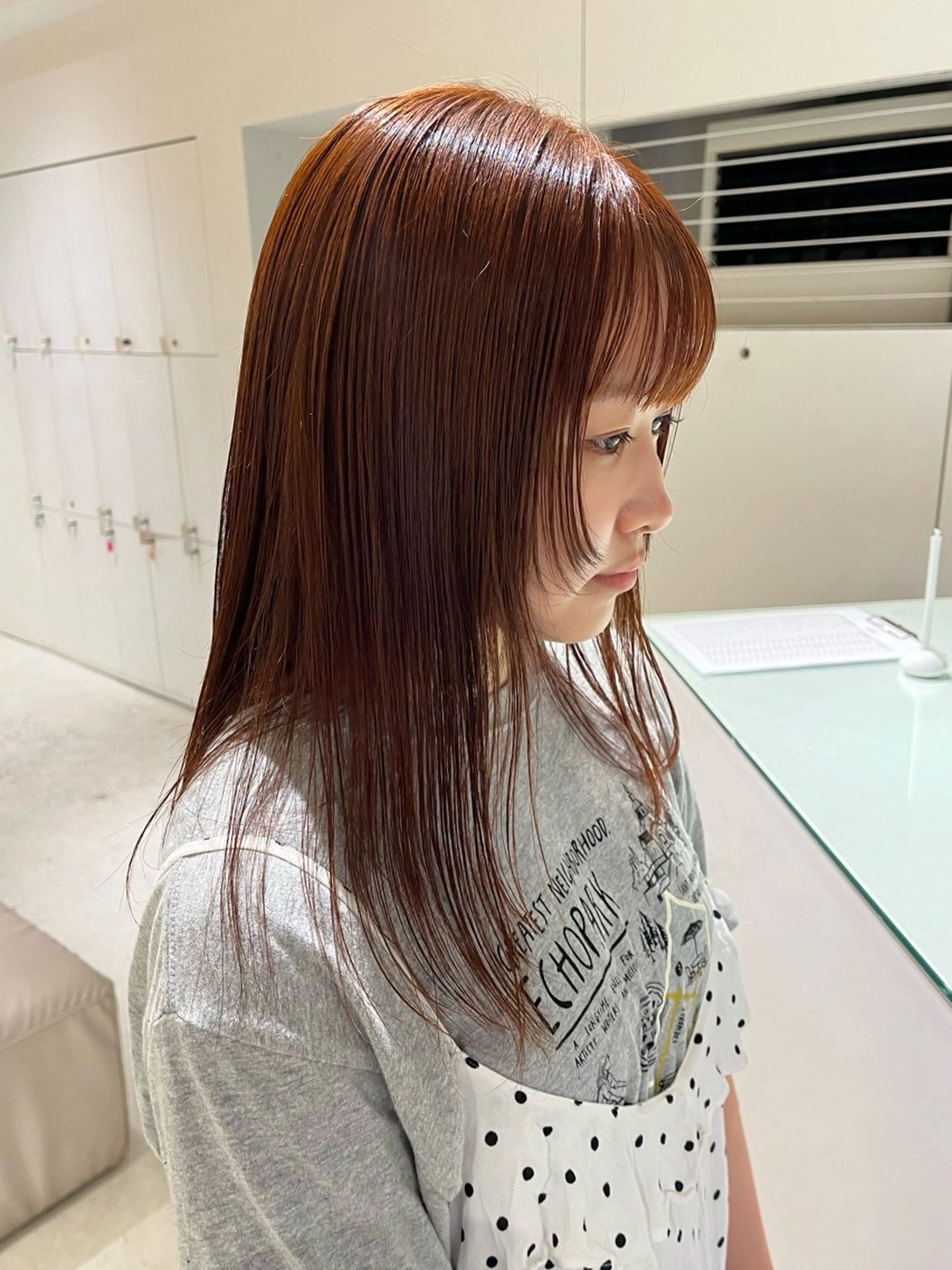 セミロング 透明感color ˚✧₊amuのヘアスタイル