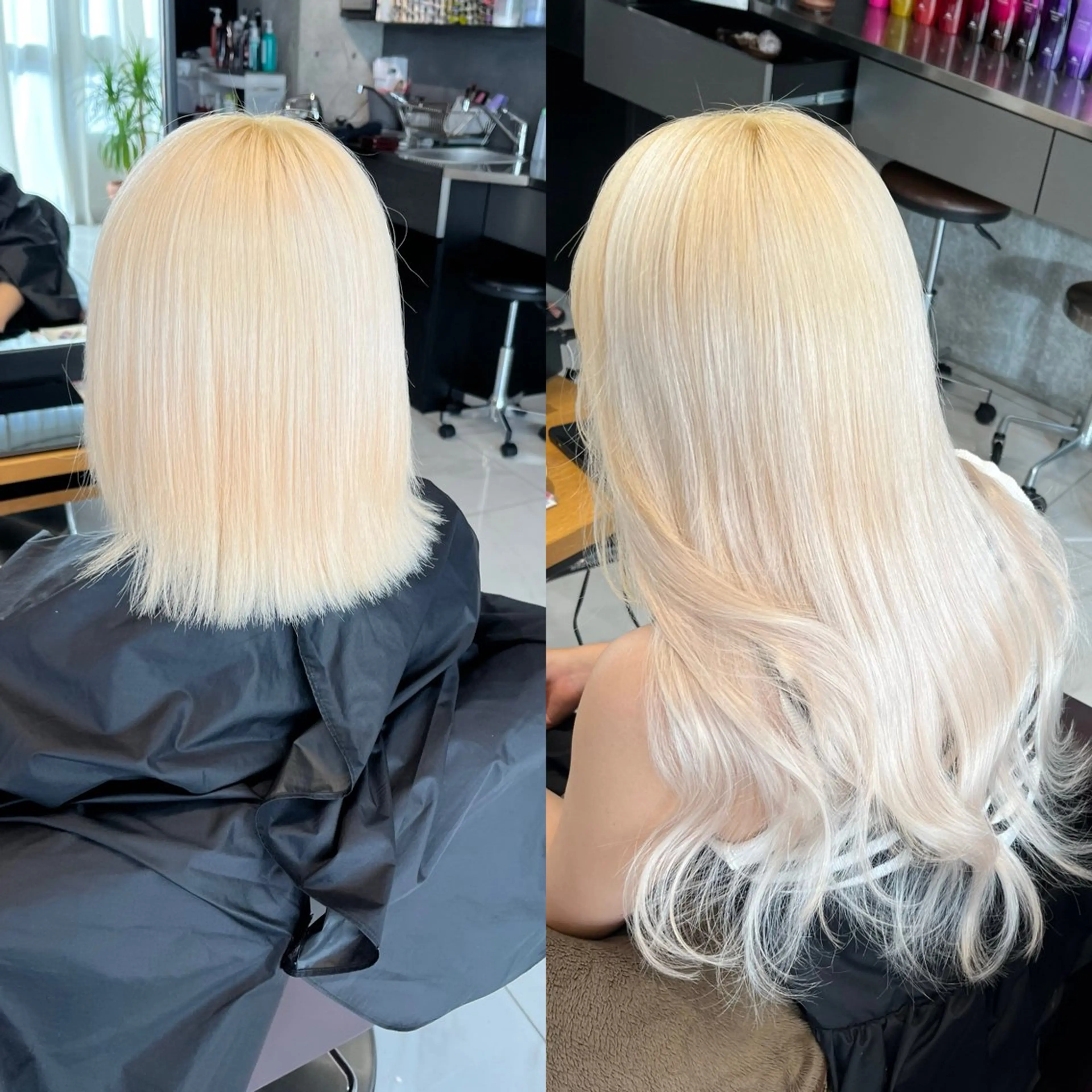 ロング りおな/エクステ /ミルクティーカラーのヘアスタイル