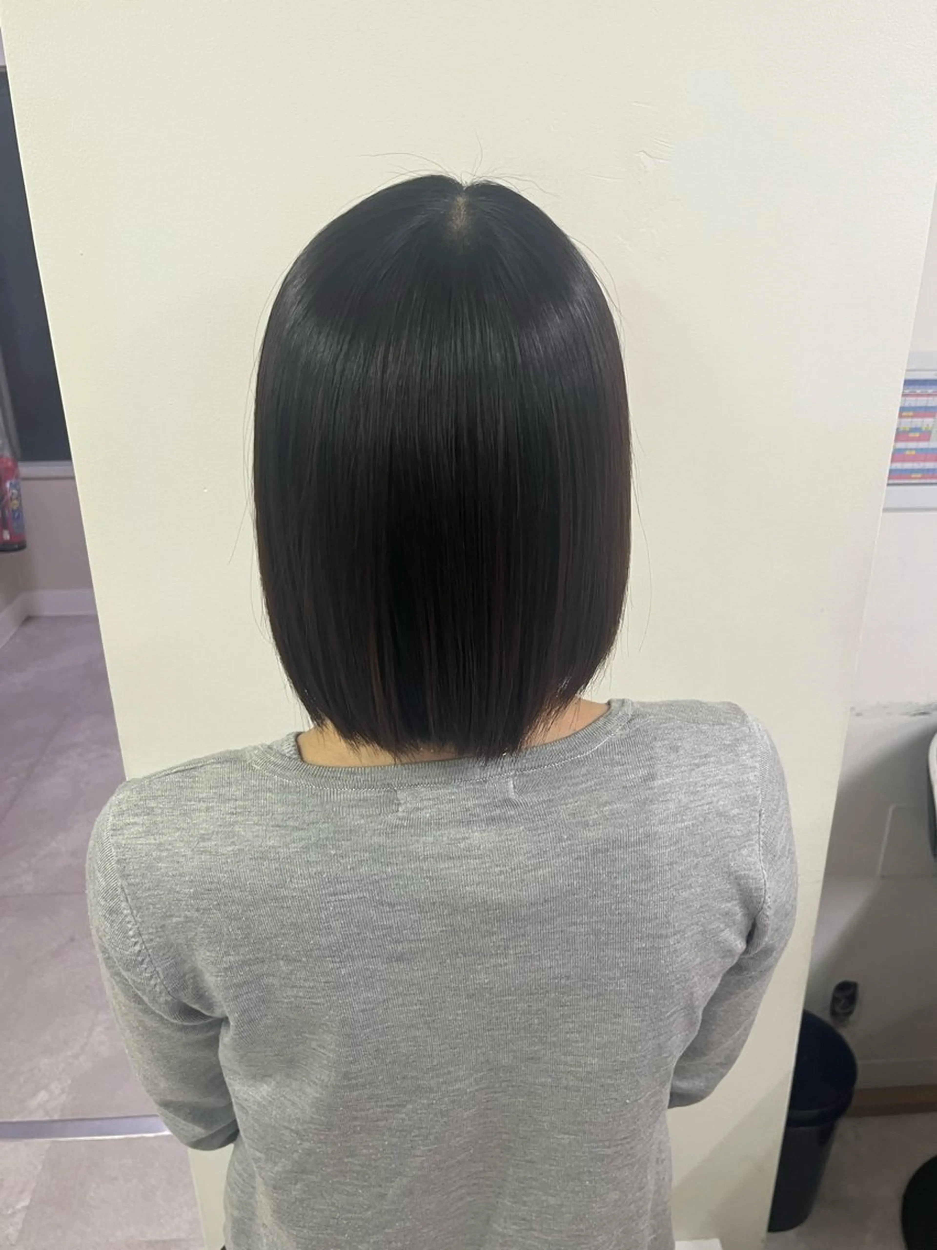 ミディアム 縮毛矯正 吉松 大輝のヘアスタイル