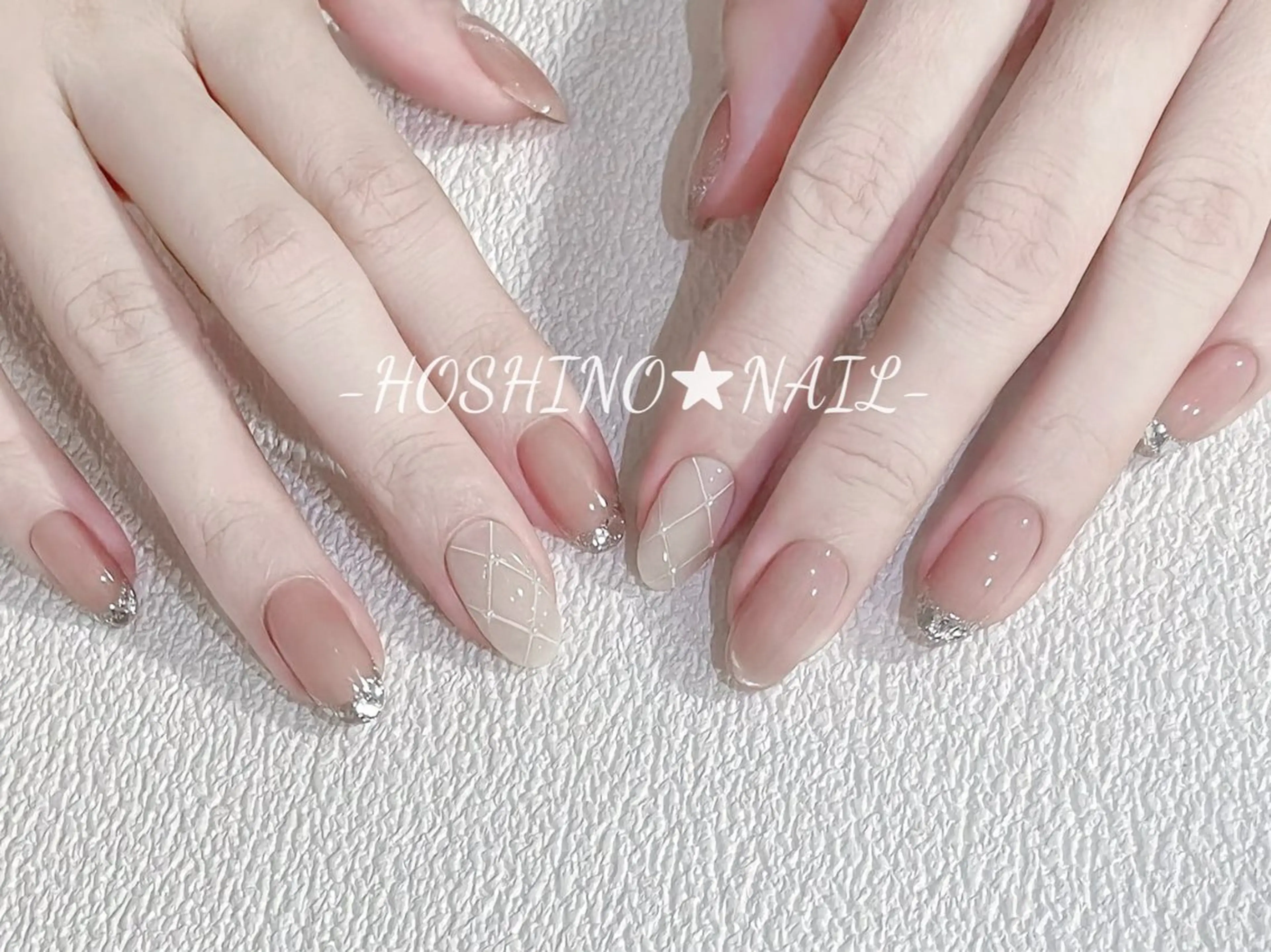 ネイル オーロラネイル チークネイル ドット フットネイル フレンチネイル ハンドネイル ★HOSHINO NAIL★新宿店のネイルデザイン