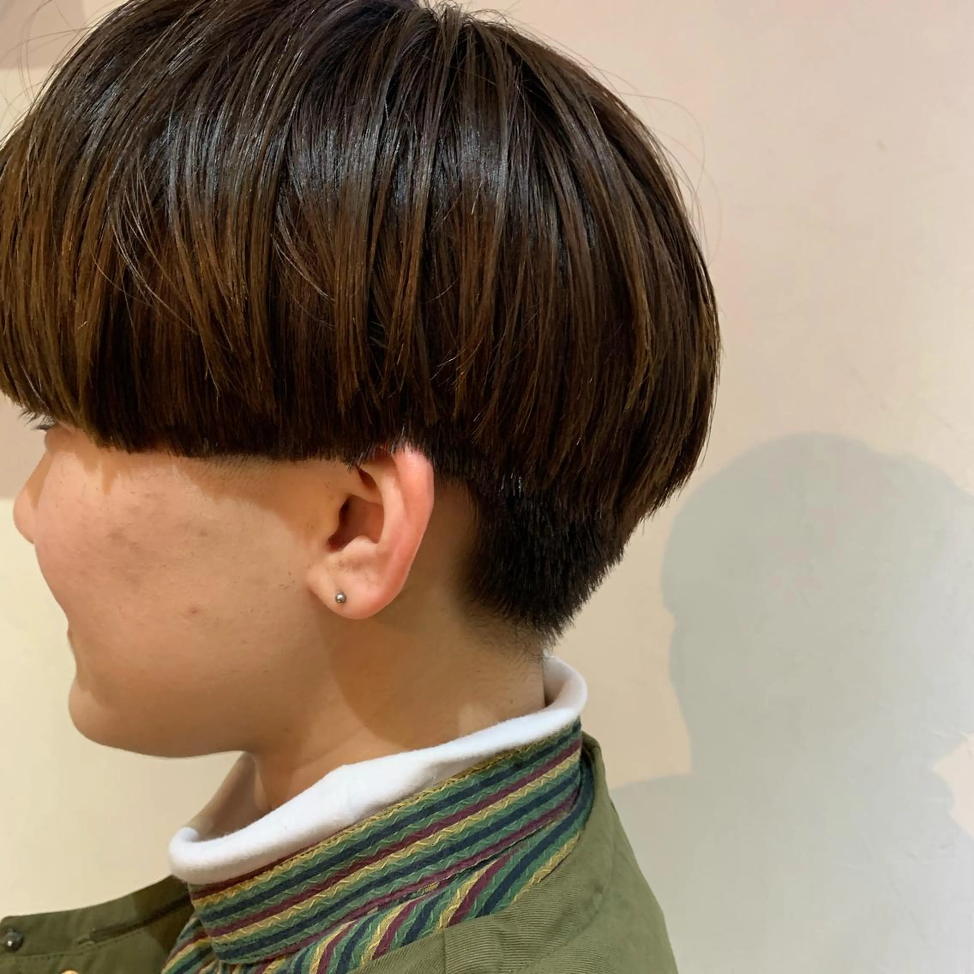 ショート カラー パーマ/透明感カラー /ボブ/吉田一生のヘアスタイル