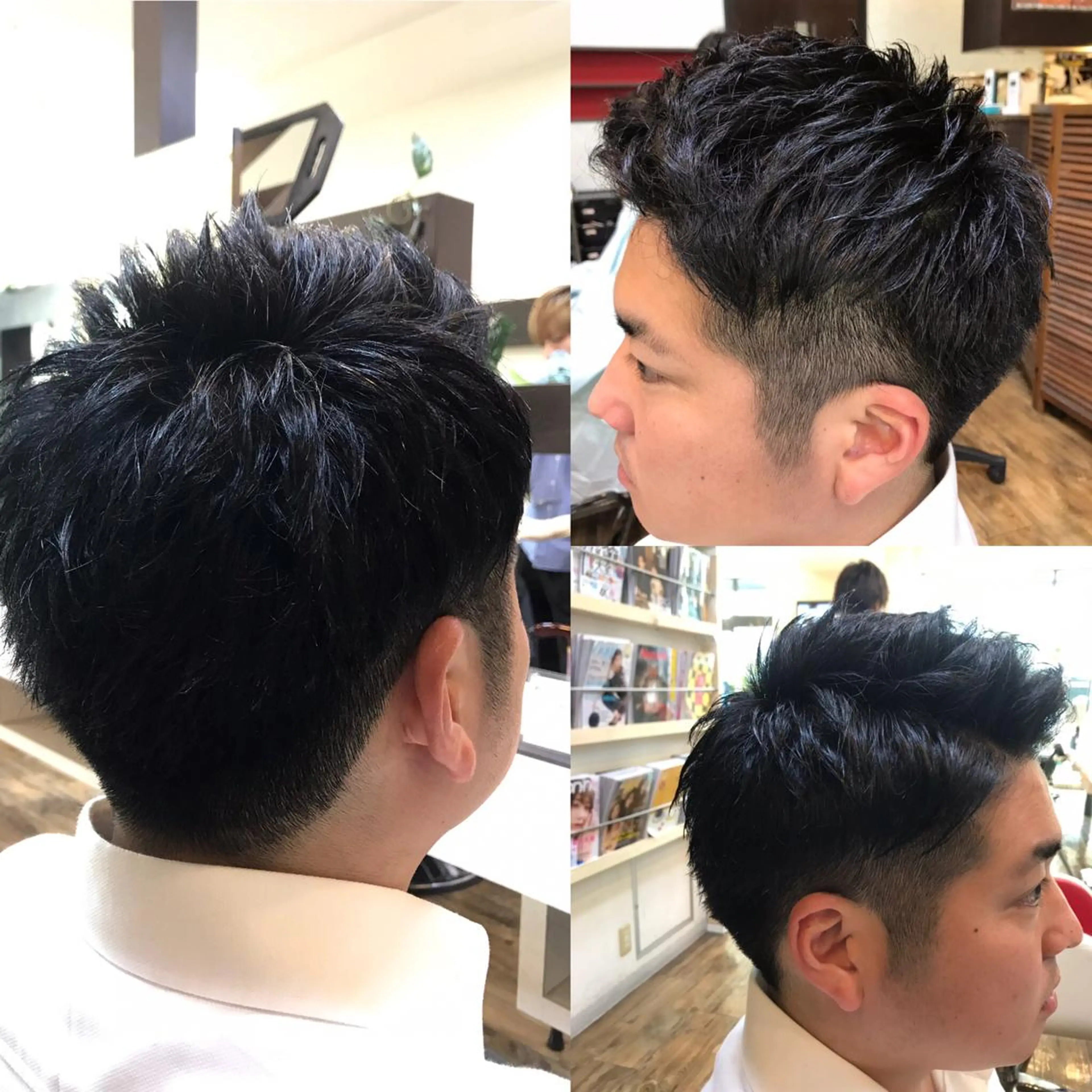 ショート メンズ ツーブロック 刈り上げ 赤羽、髪質改善サロン 吉野リョウスケのヘアスタイル