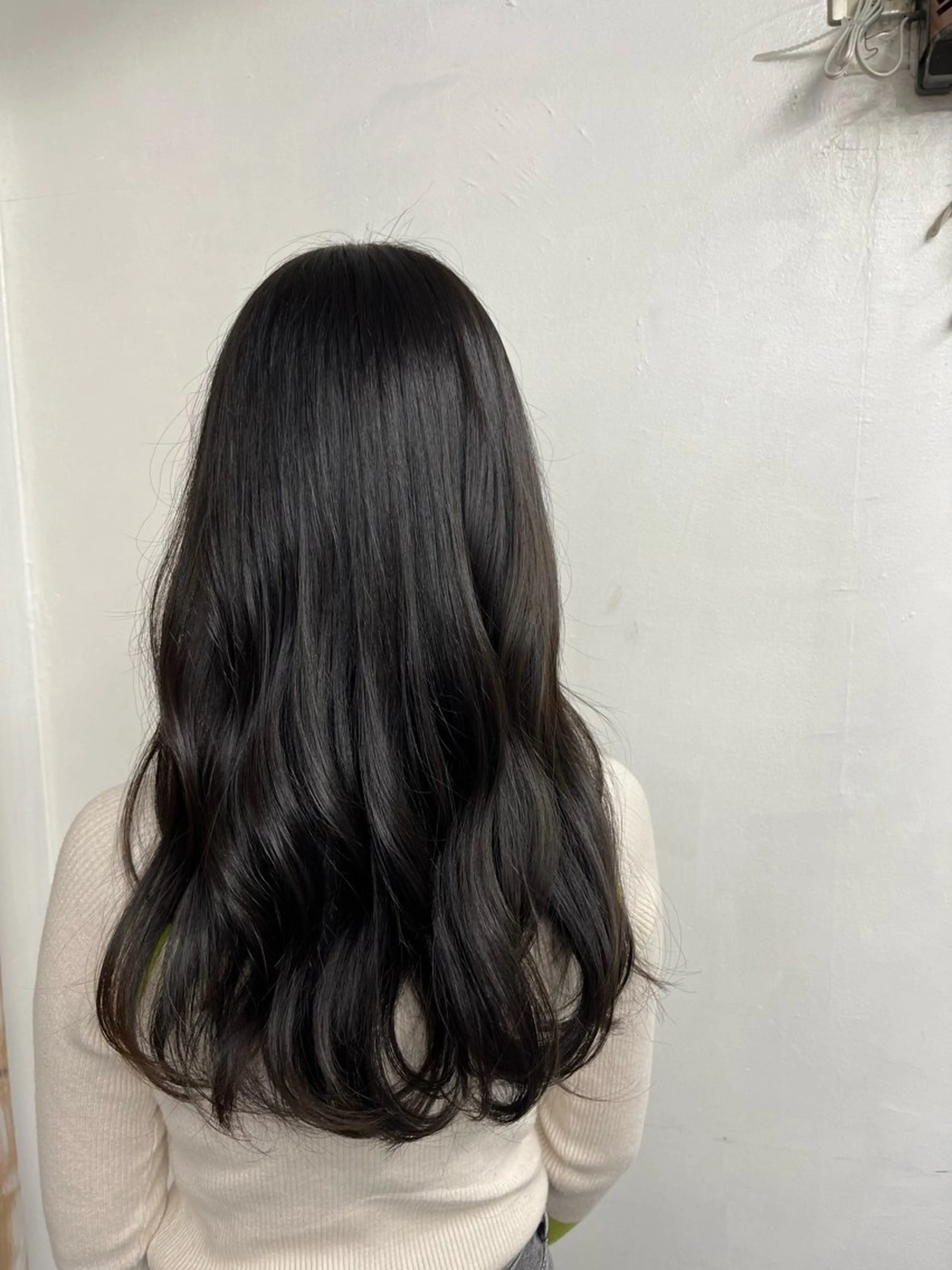 ロング カラー オリーブカラー カット ヘアカラー ✮ yuuna ✮ doorwhiteのヘアスタイル