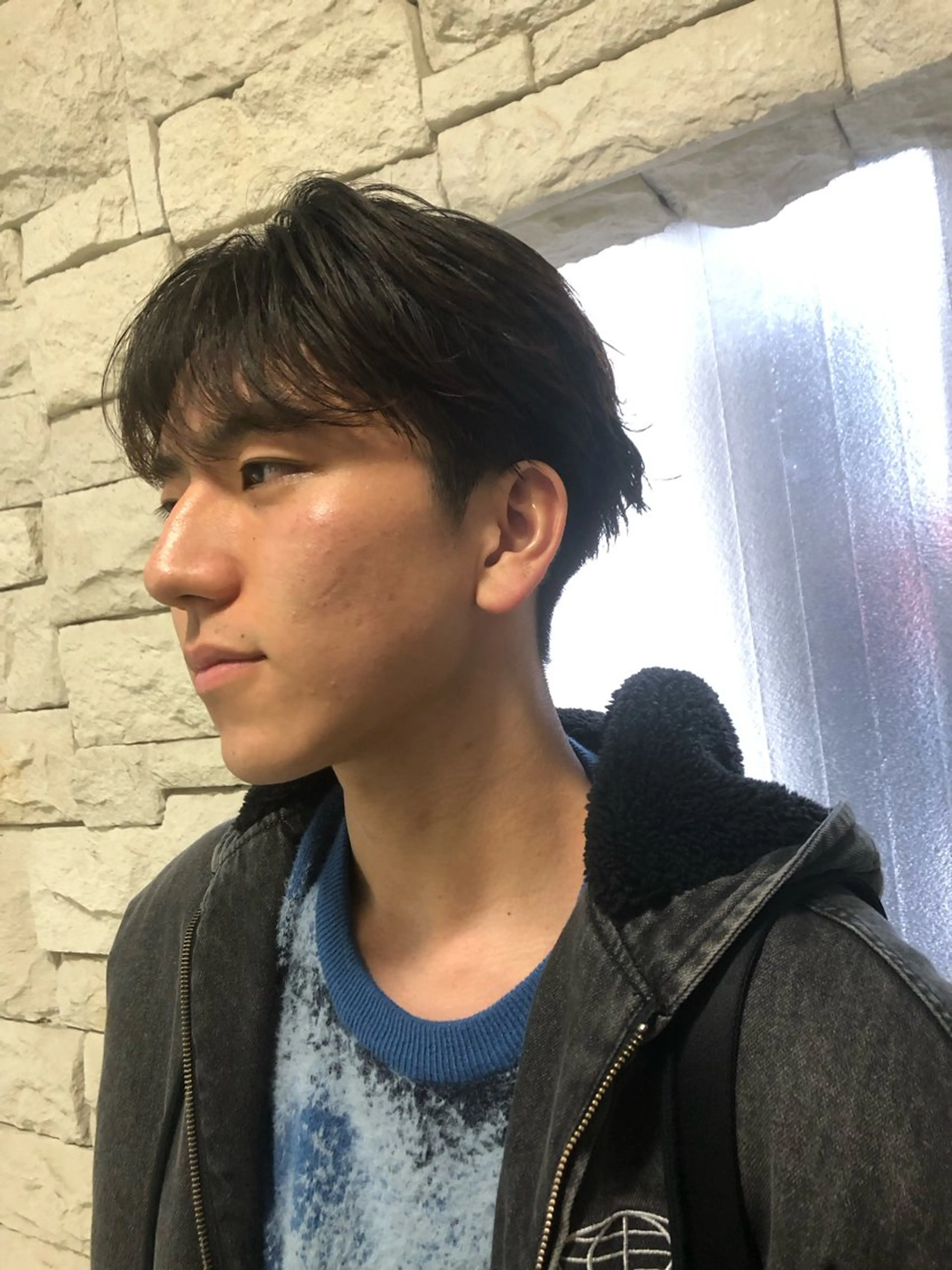パーマ ヘアアレンジ メンズ カット パーマ トリートメント ヘアセット 栗原 侑也のヘアスタイル
