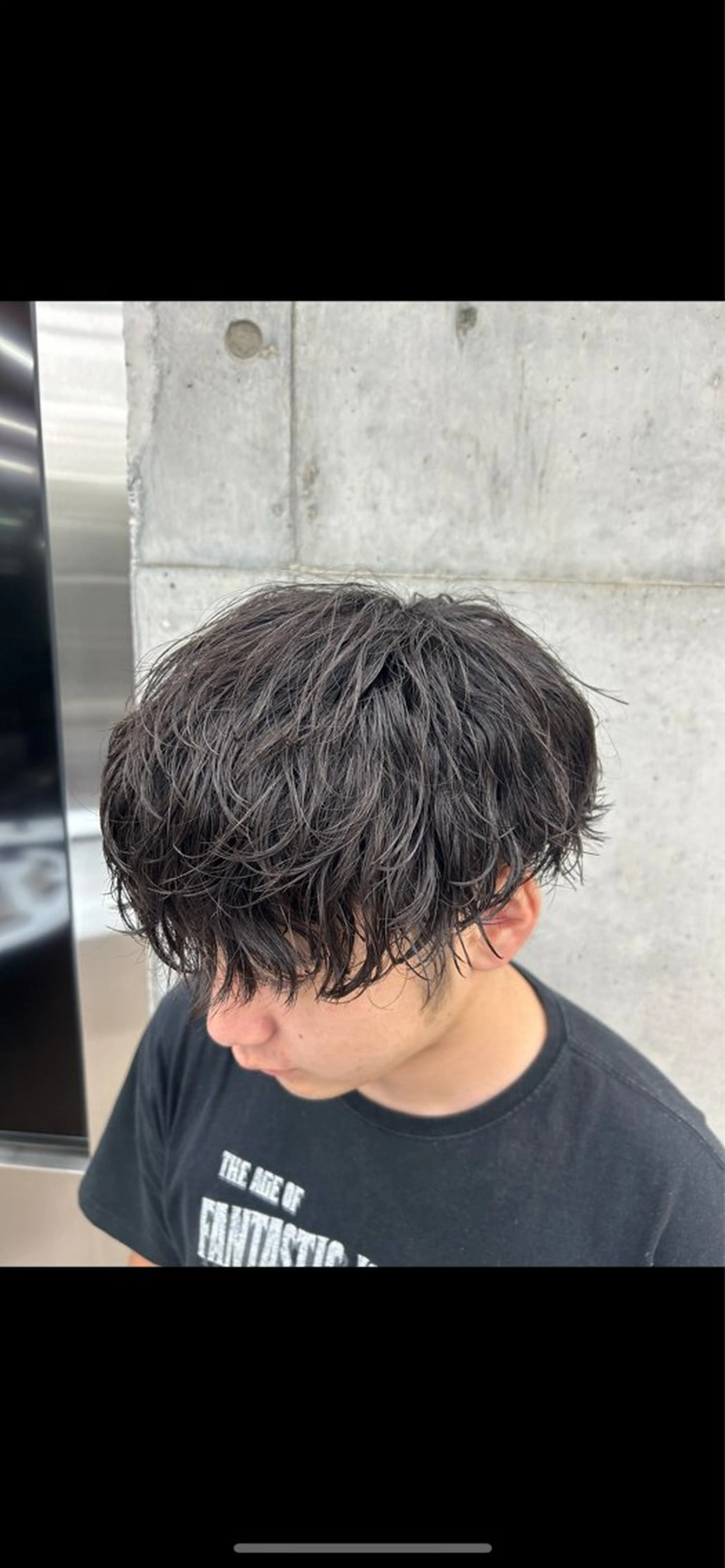 パーマ メンズ カット パーマ トリートメント ヘアセット [fifth] 可知 逸大のヘアスタイル