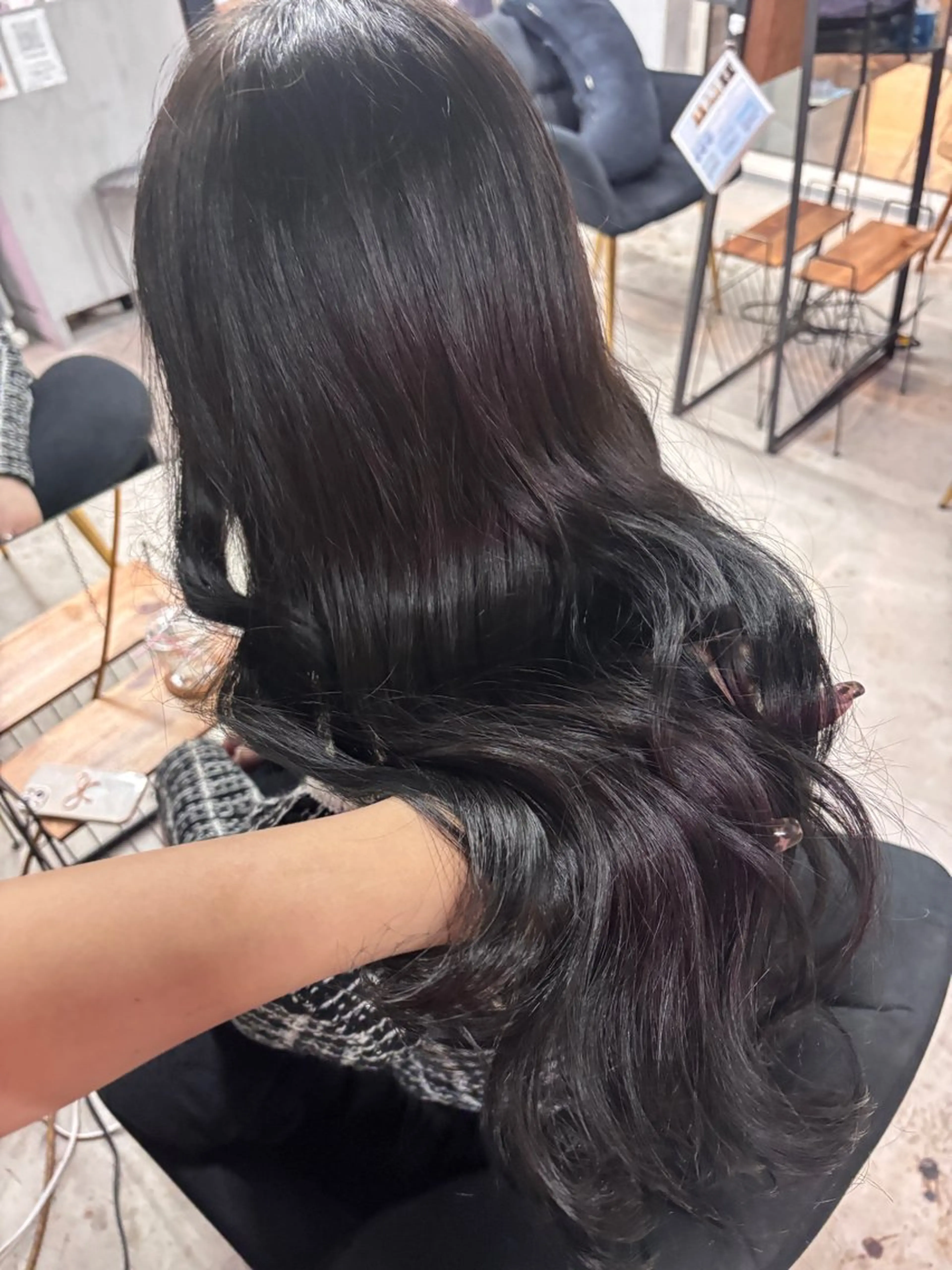 ロング ヘアカラー トリートメント ヘッドスパ 透明感カラー🫧 Rico💗空き🈶のヘアスタイル