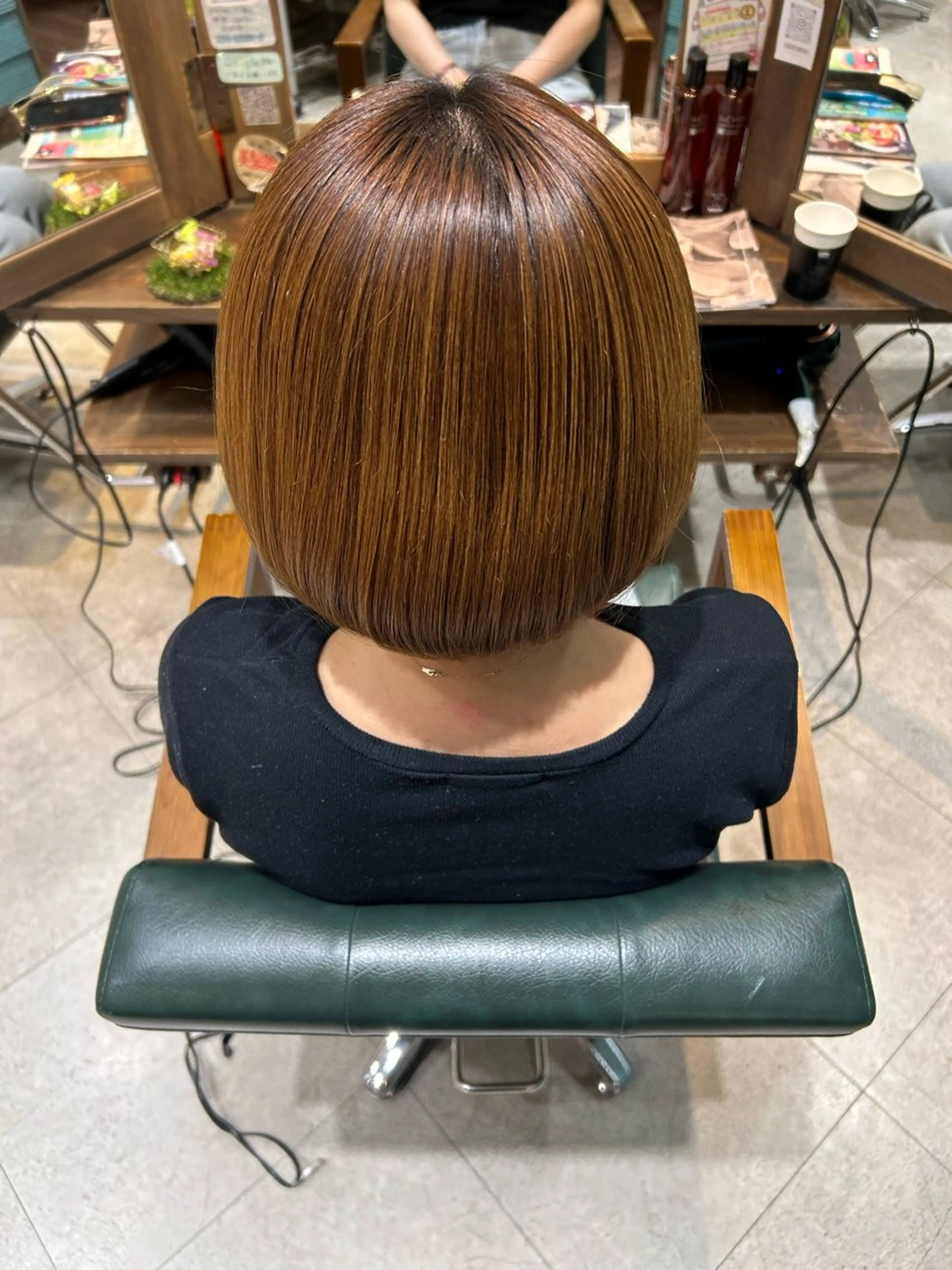 ショート 縮毛矯正 カシータヘアリゾート千年店所属・菱田 天斗のヘアスタイル