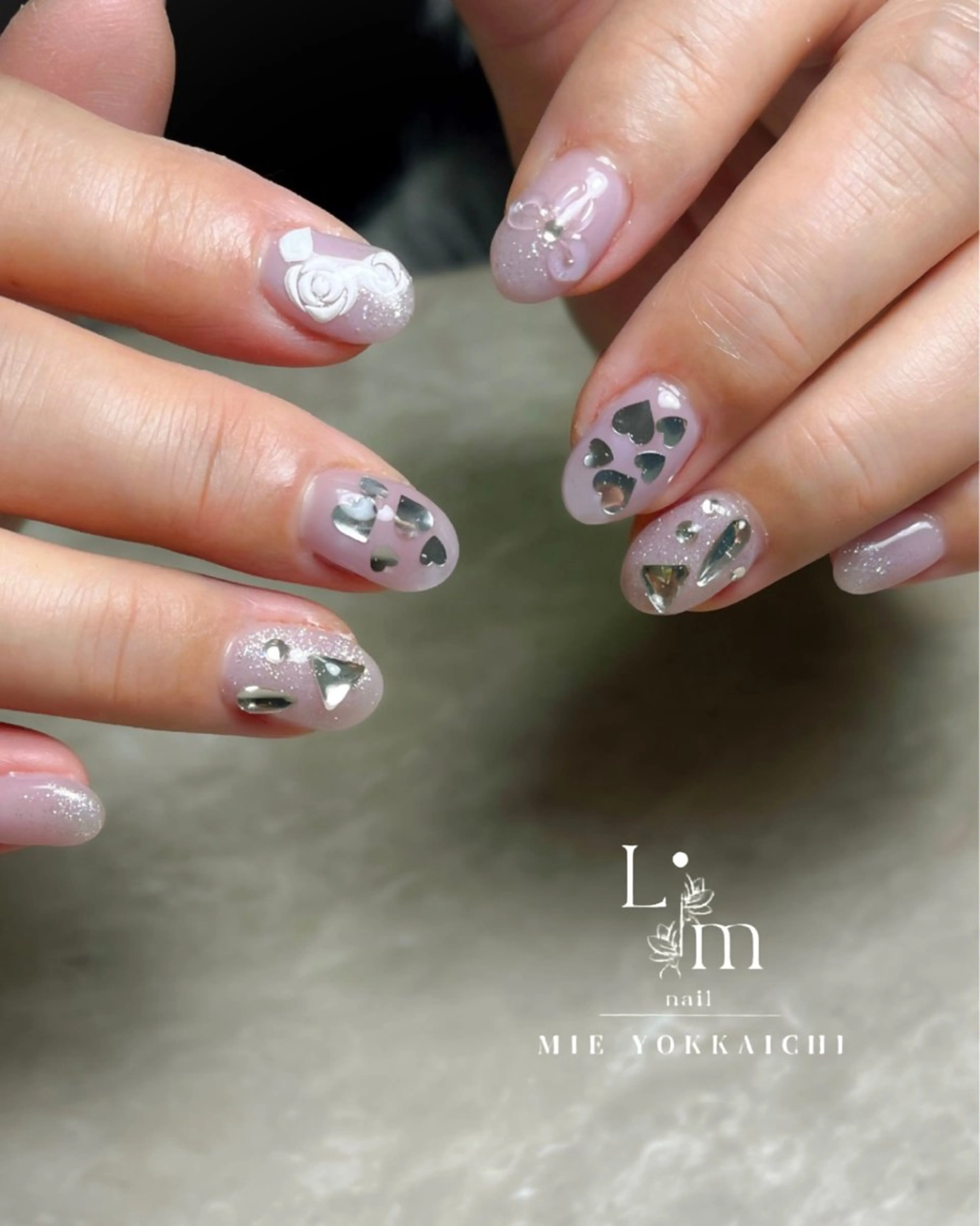 ネイル 卒業式 Li.m nail リム ネイルのネイルデザイン