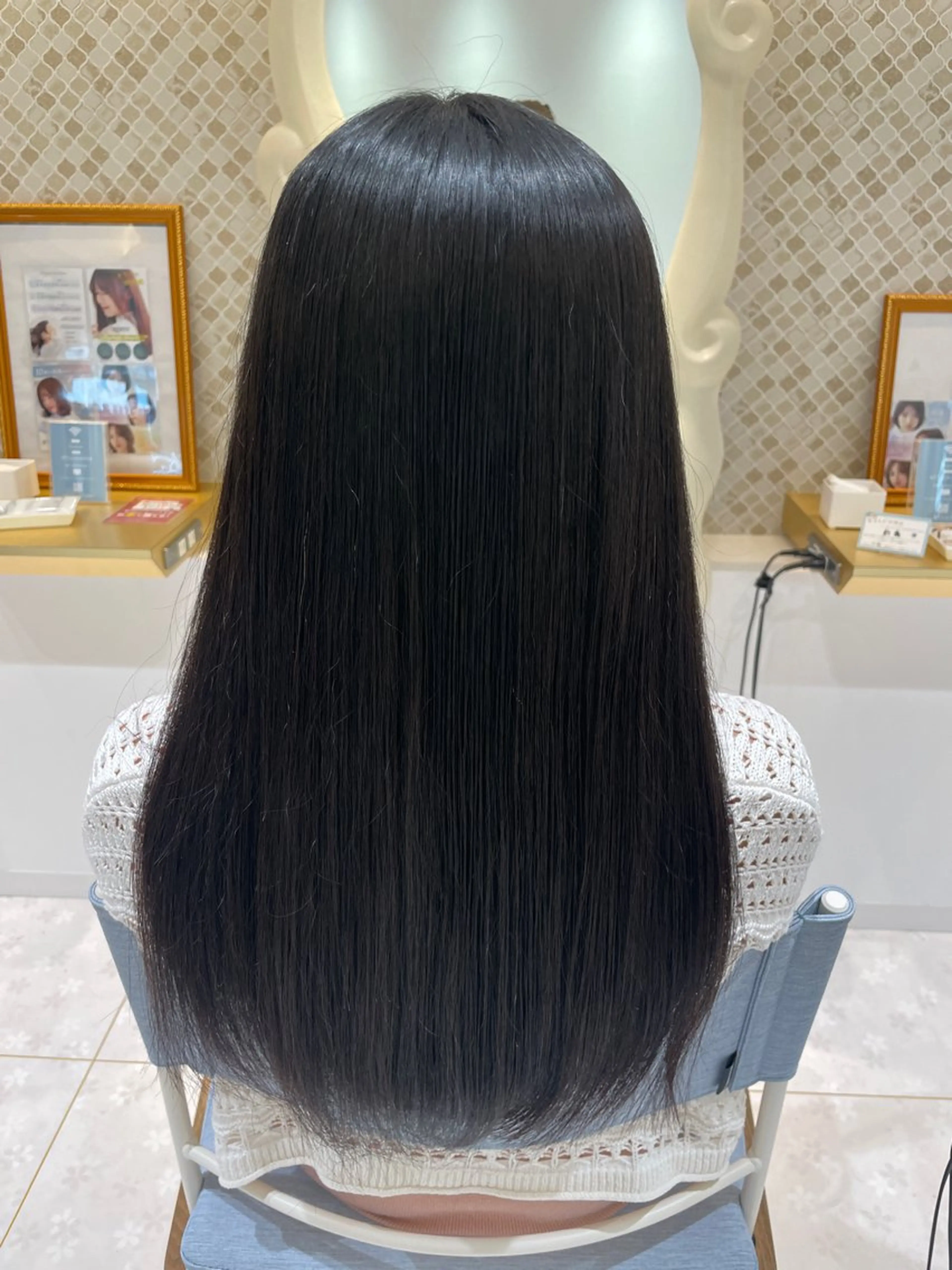 ロング カラー 縮毛矯正 カット 縮毛矯正 佐藤 綾郁のヘアスタイル