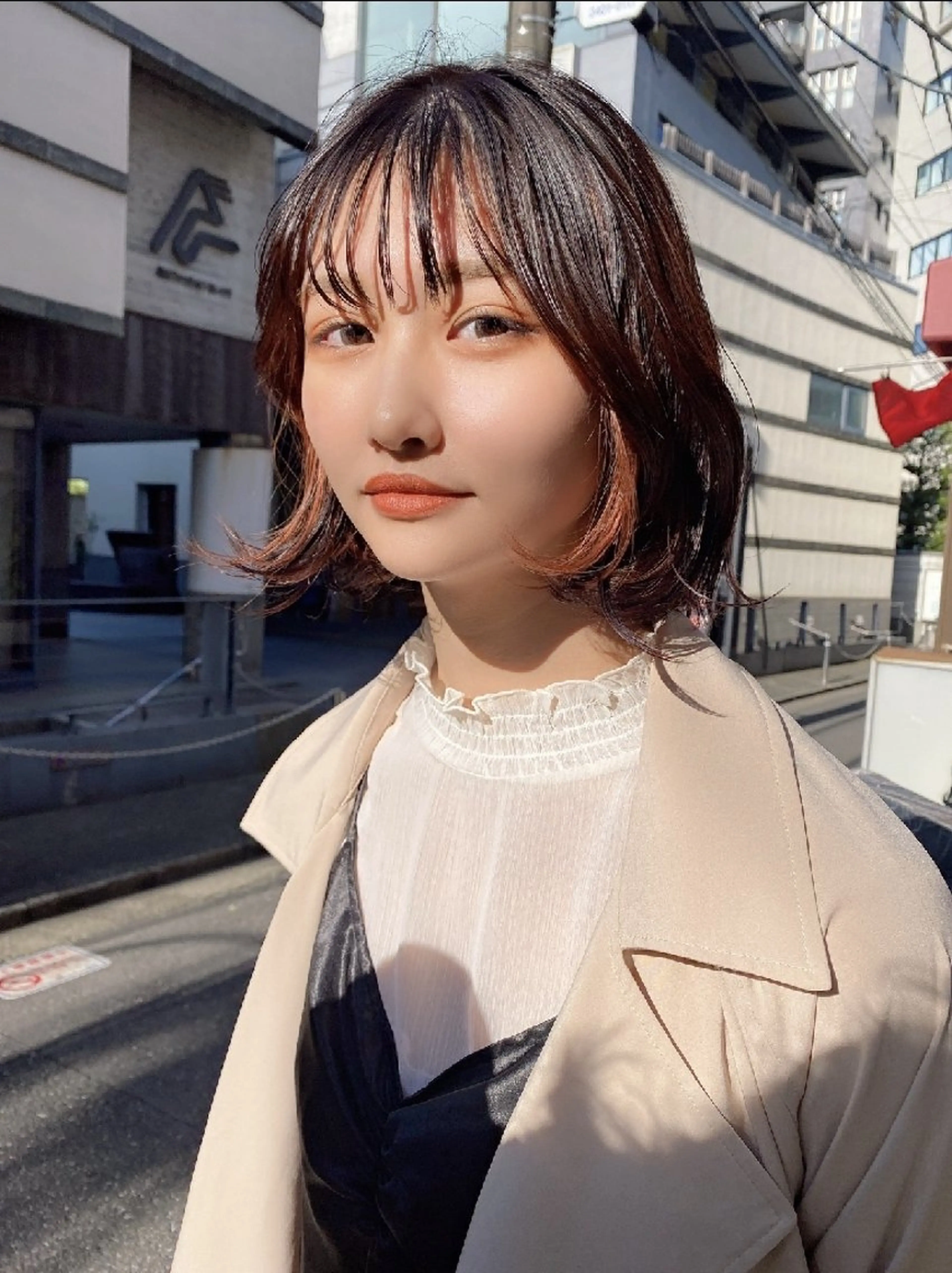 ミディアム ヘアアレンジ カラー 🎖️垢抜けヘア 🎖️美容師のヘアスタイル