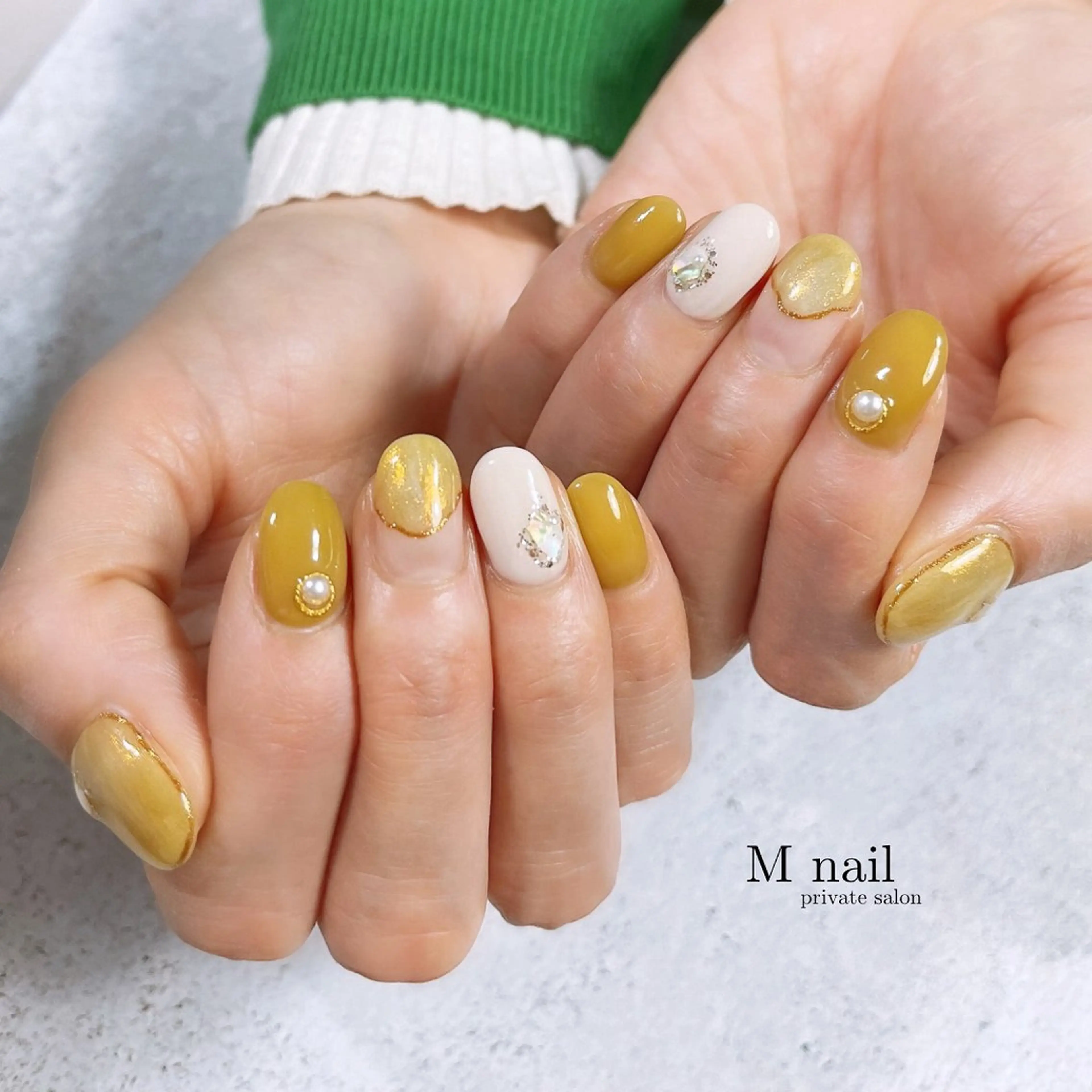 ネイル ハンドネイル M　nail所属・M nailのネイルデザイン