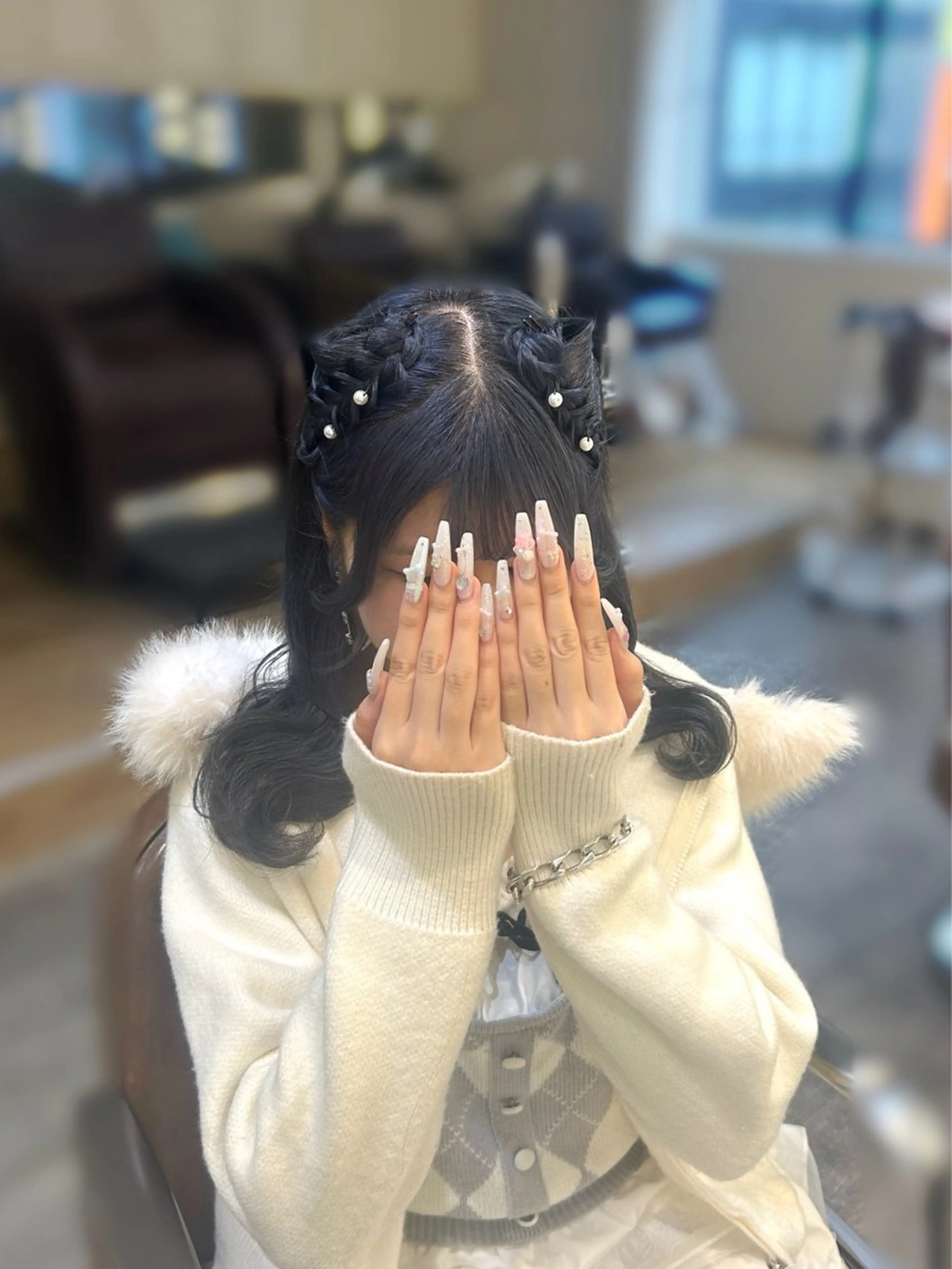 ヘアアレンジ 🎀透明感カラー🎀 ヘアメ／mikotoのヘアスタイル