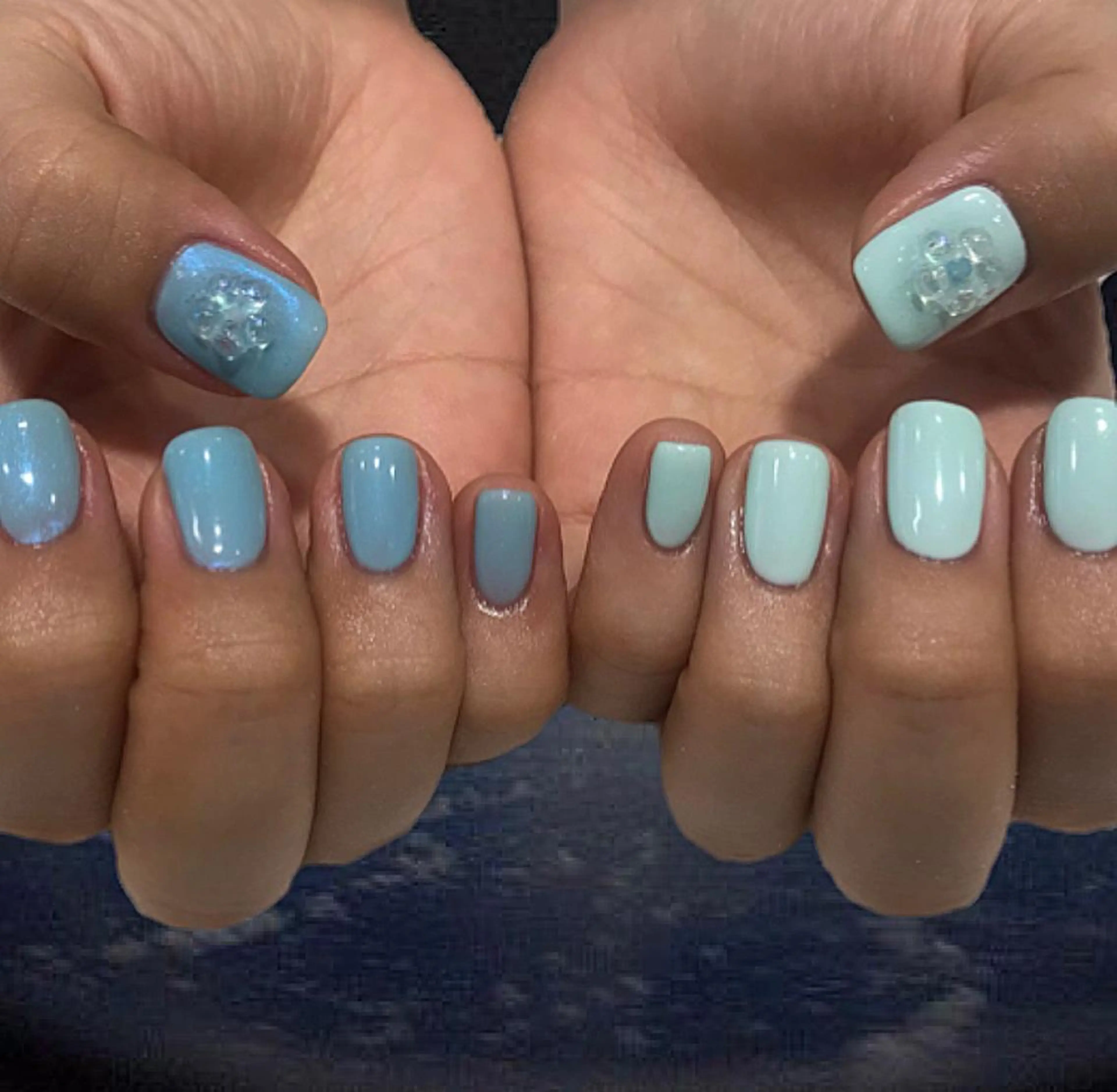 ネイル オーロラネイル sharesalon    room59所属・nozomi 🌙のネイルデザイン