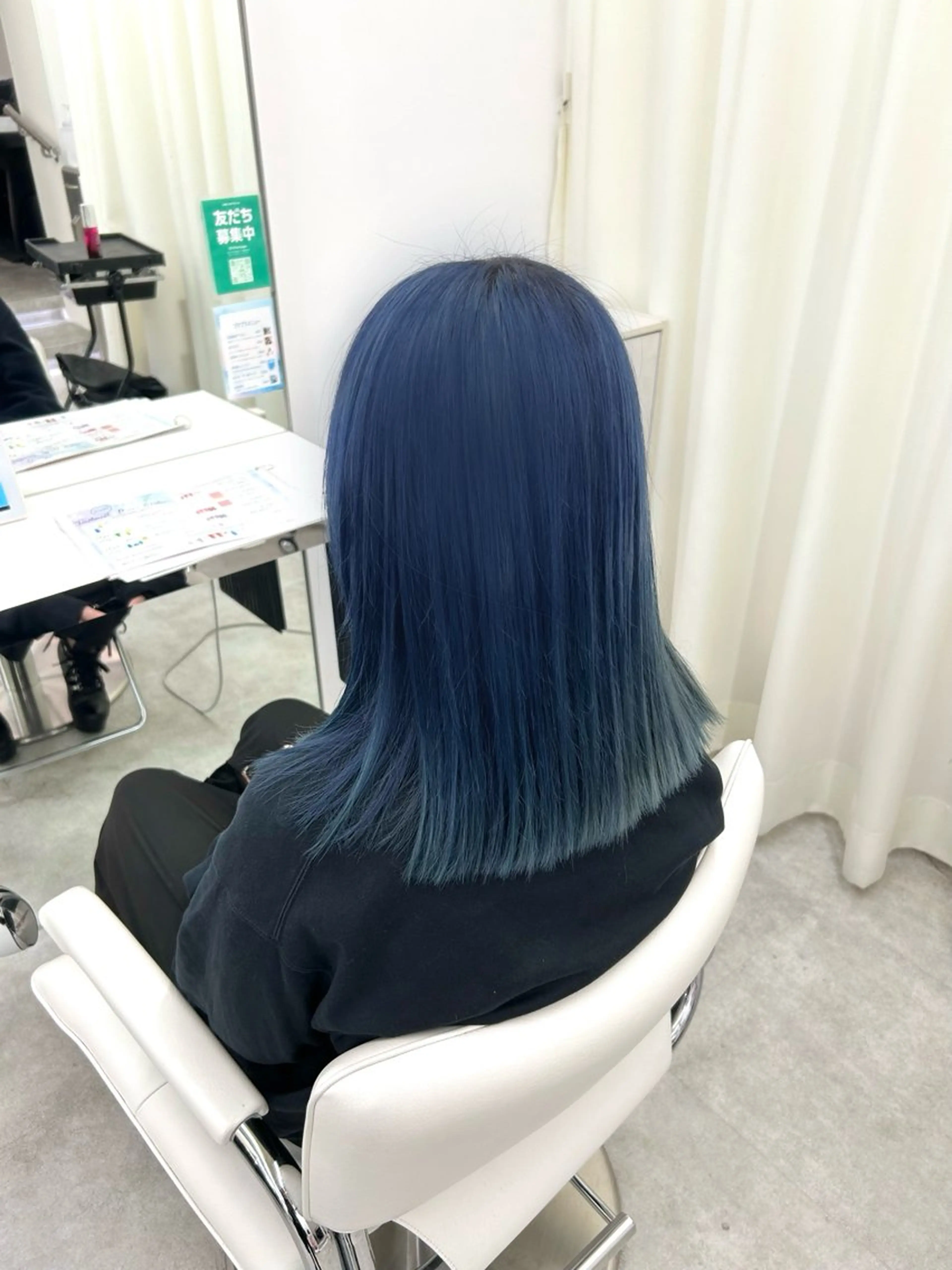 セミロング カラー ヘアカラー ヘッドスパ はるか/ブリーチカラ ー/ヘアアレンジ🤍のヘアスタイル