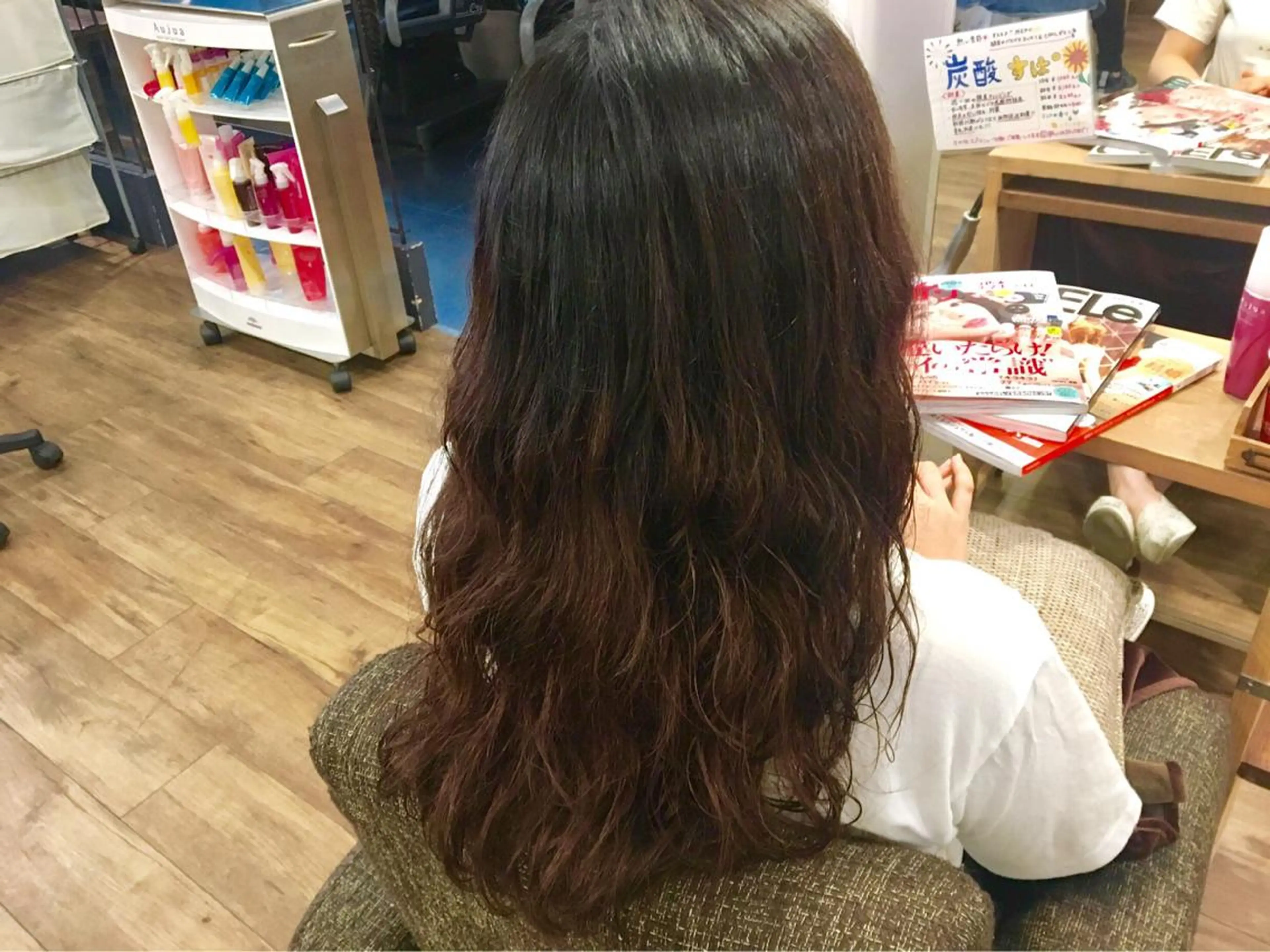 ロング パーマ eclat suzumiのヘアスタイル