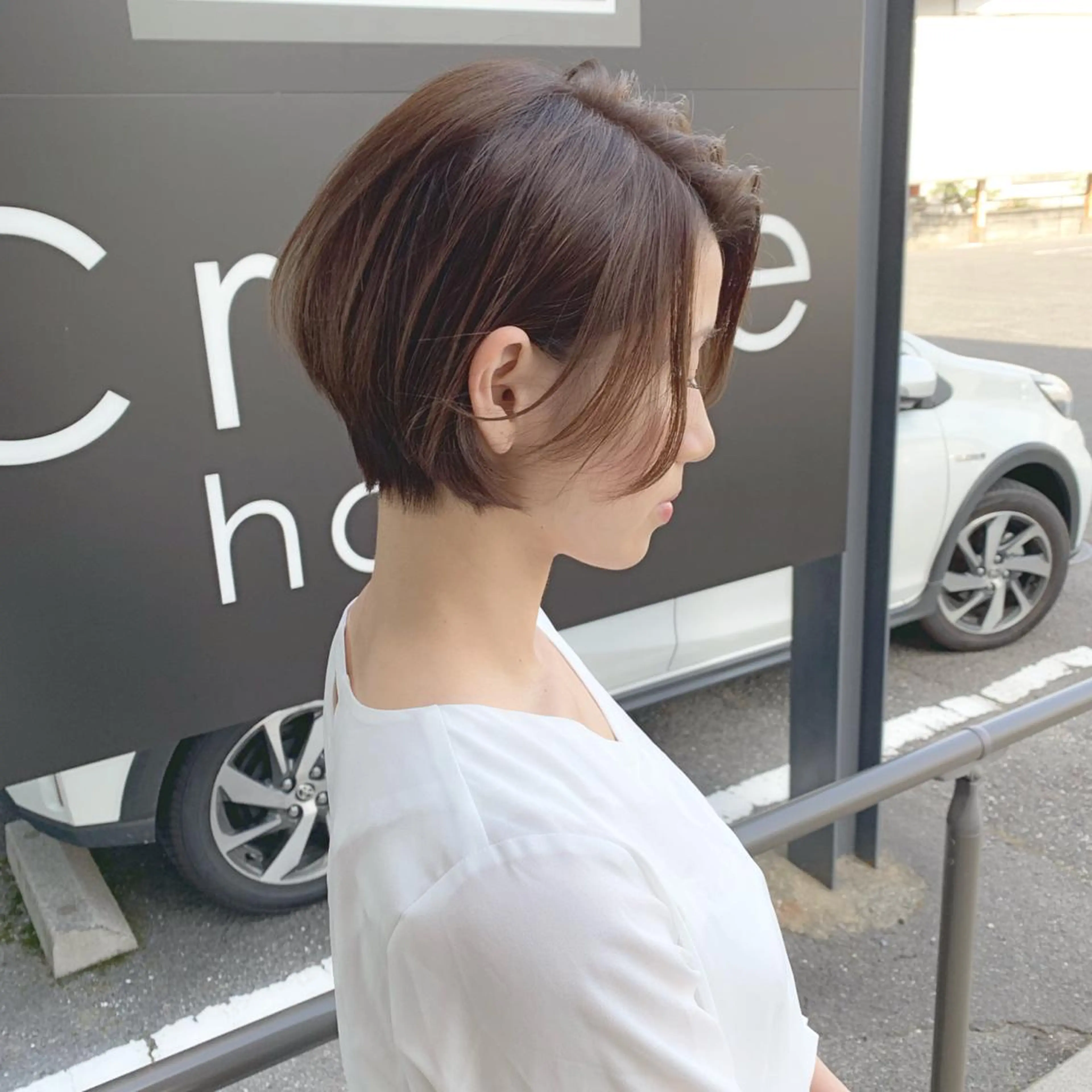 ショート カラー ヘアアレンジ ハンサムショート ショートヘア カット トリートメント 前田 善夫のヘアスタイル