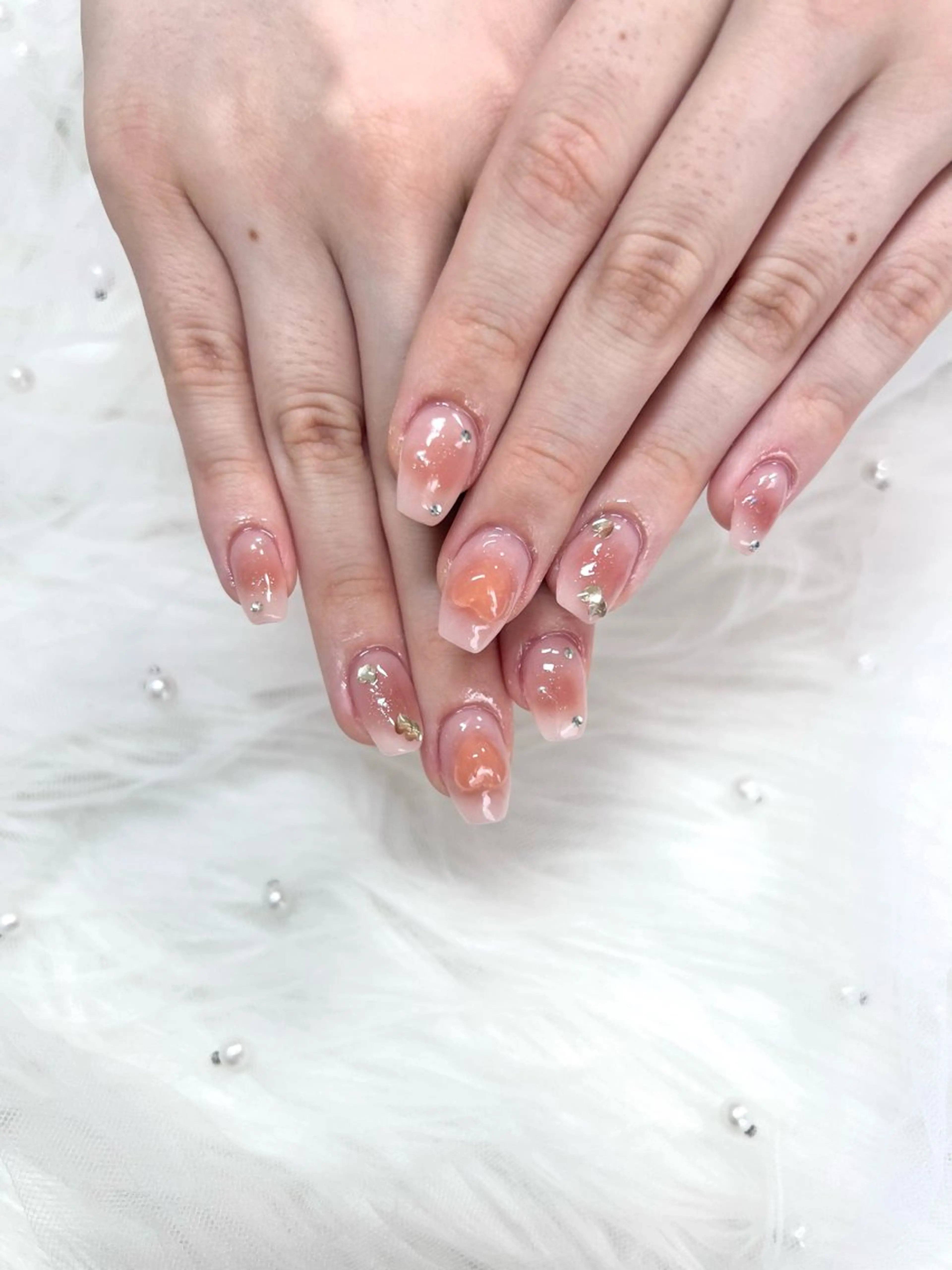 ネイル チークネイル 🍑MOMO NAIL🍑のネイルデザイン
