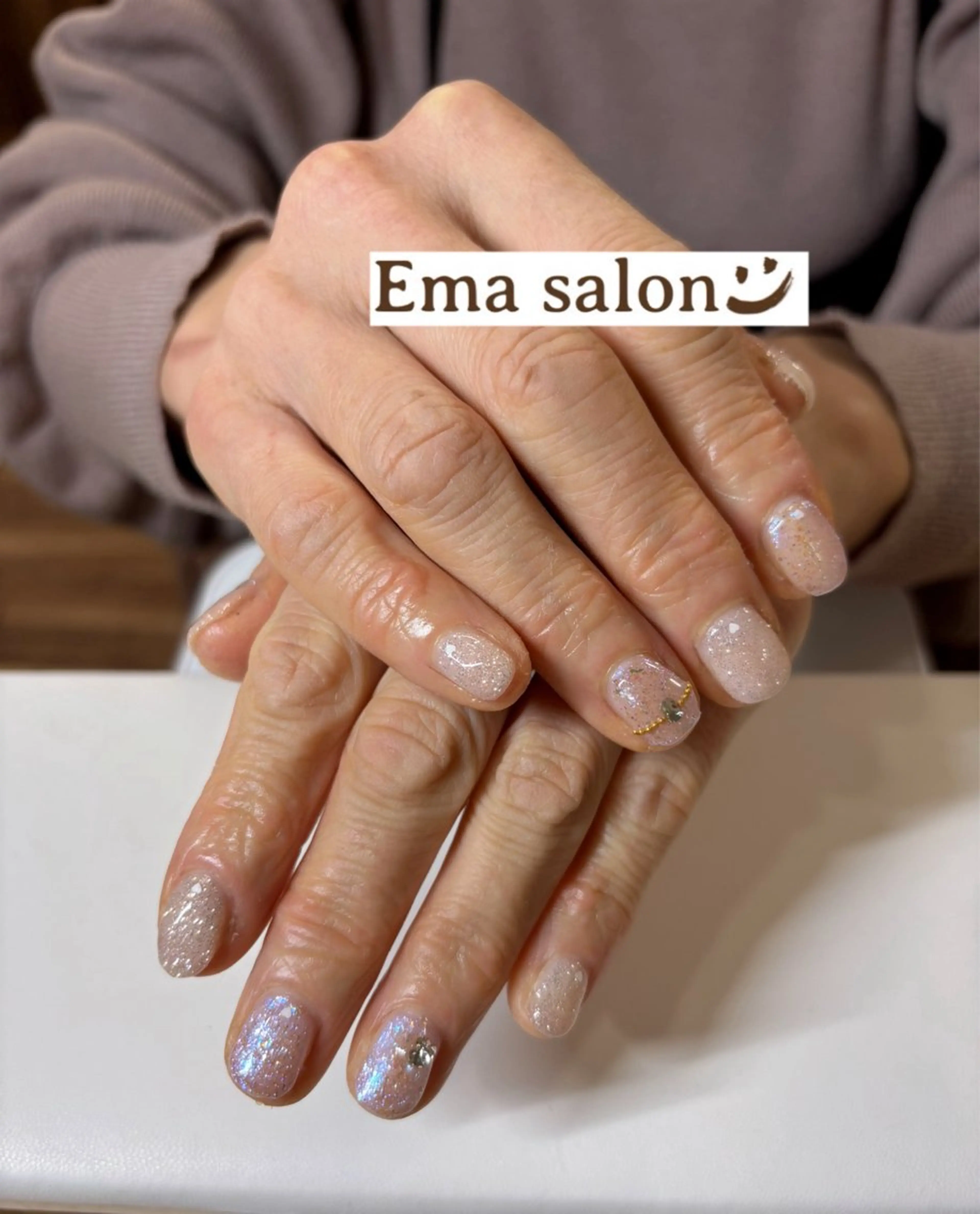 ネイル キラキラネイル ハンドネイル Ema salon所属・Ema salon hiromiのネイルデザイン