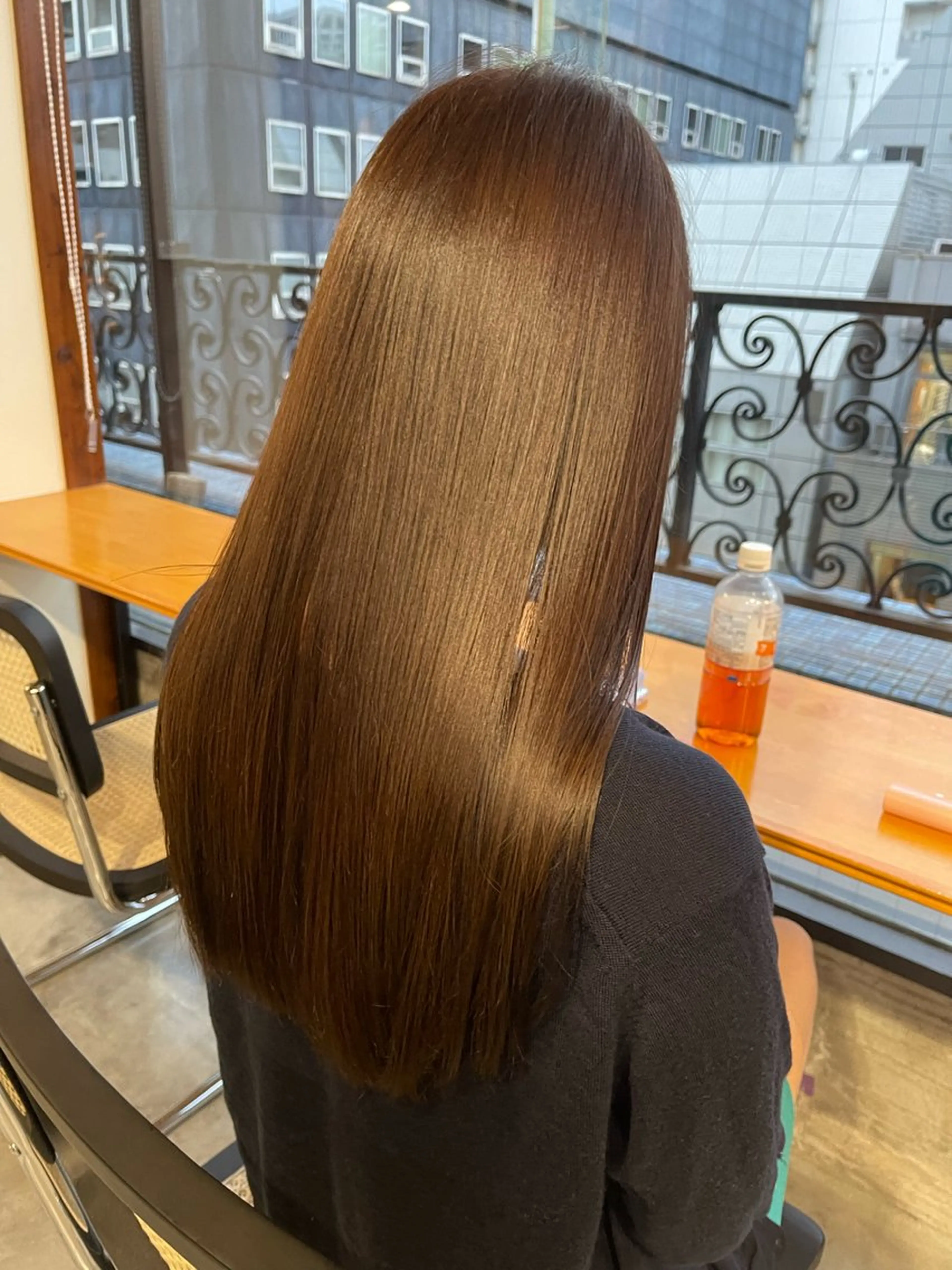 ロング カラー カット ヘアカラー トリートメント 髪質改善／艶髪特化 /柔らかさ/清水翔矢のヘアスタイル
