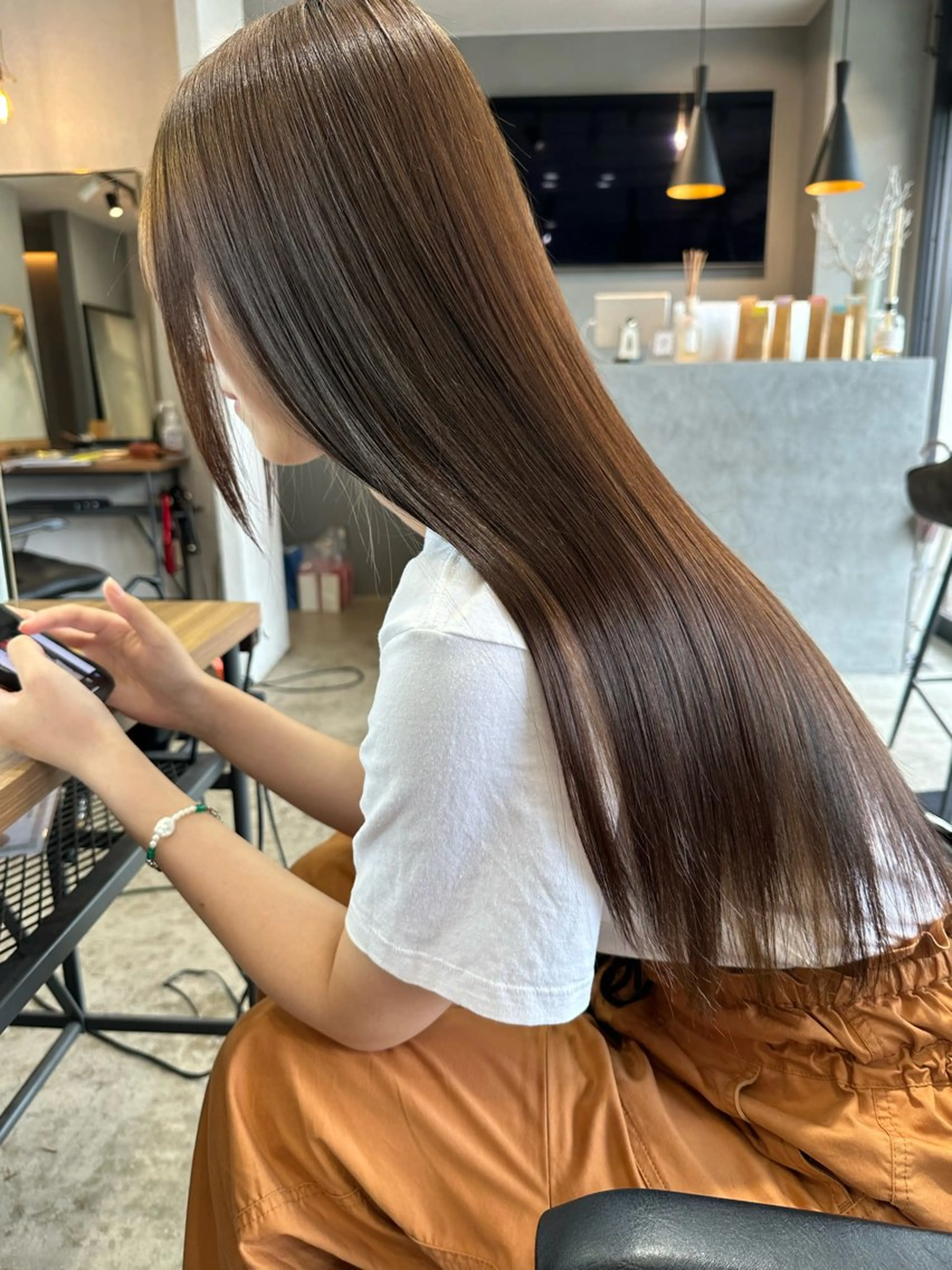 ロング カラー カット 縮毛矯正 HELIM所属・🍀石川尚之🍀 HELIMのヘアスタイル