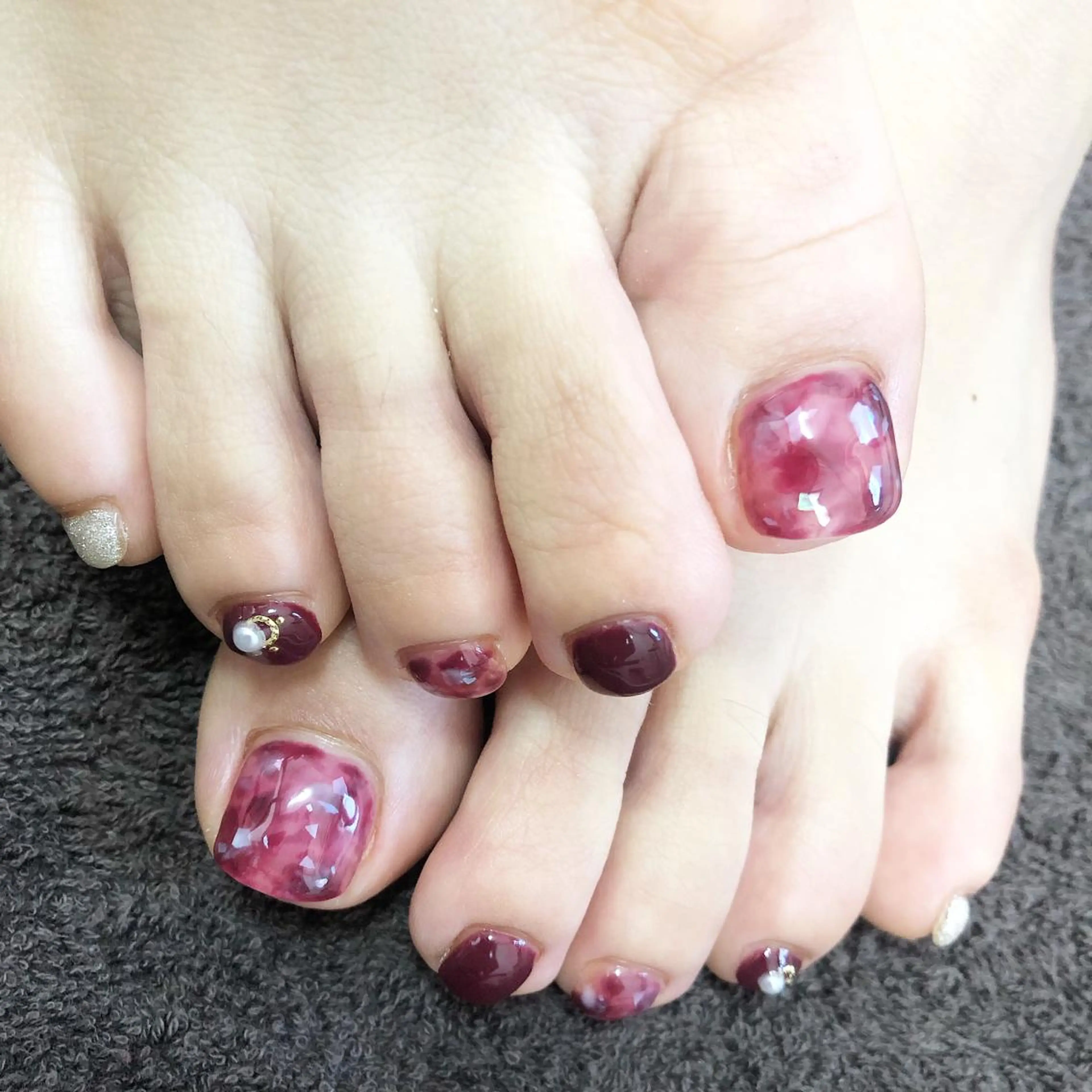 ネイル フットネイル ジェルネイル Nojima mのネイルデザイン