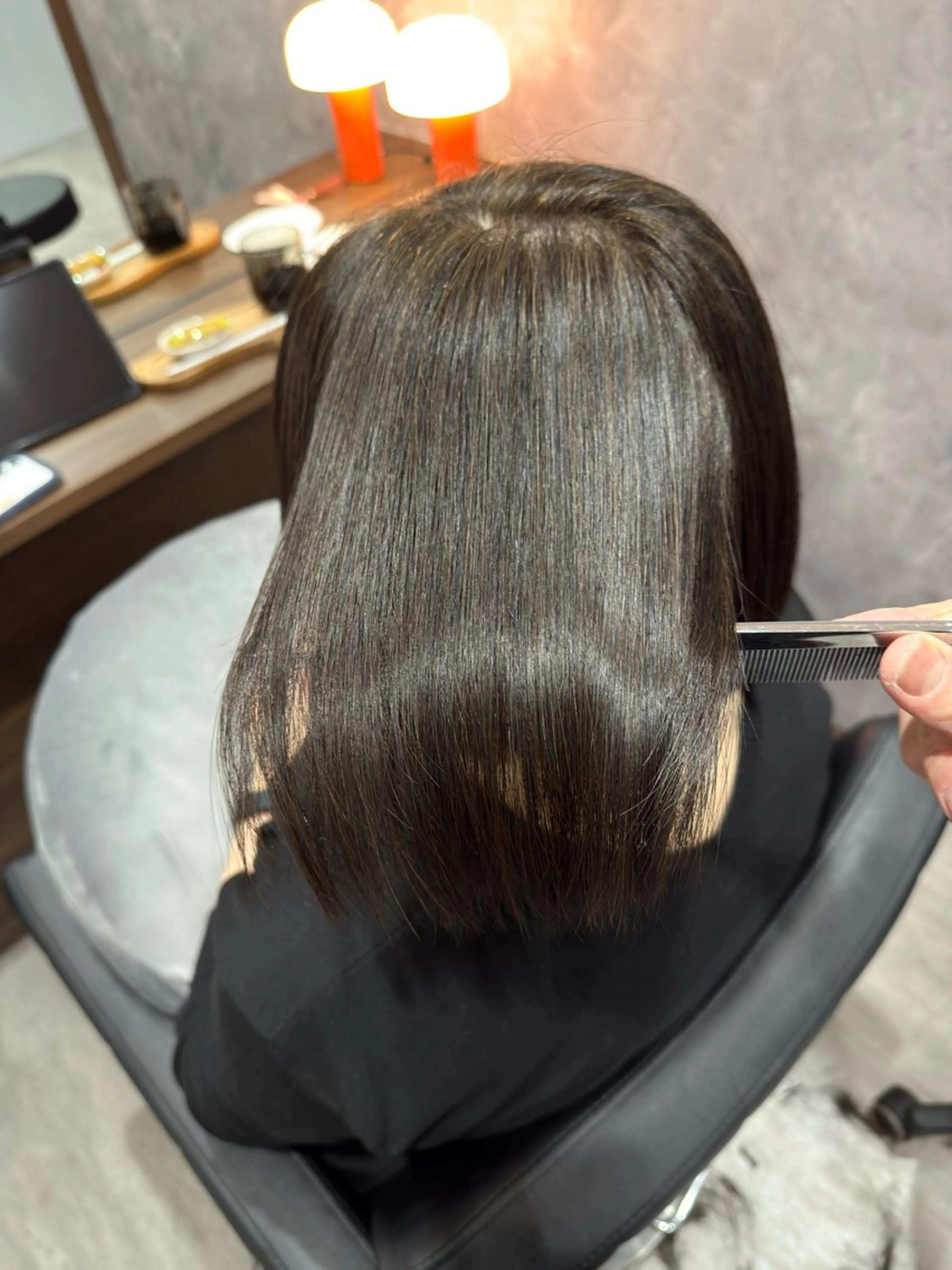 セミロング ヘアカラー トリートメント 美髪を叶える美容師✨ こん  はるえのヘアスタイル