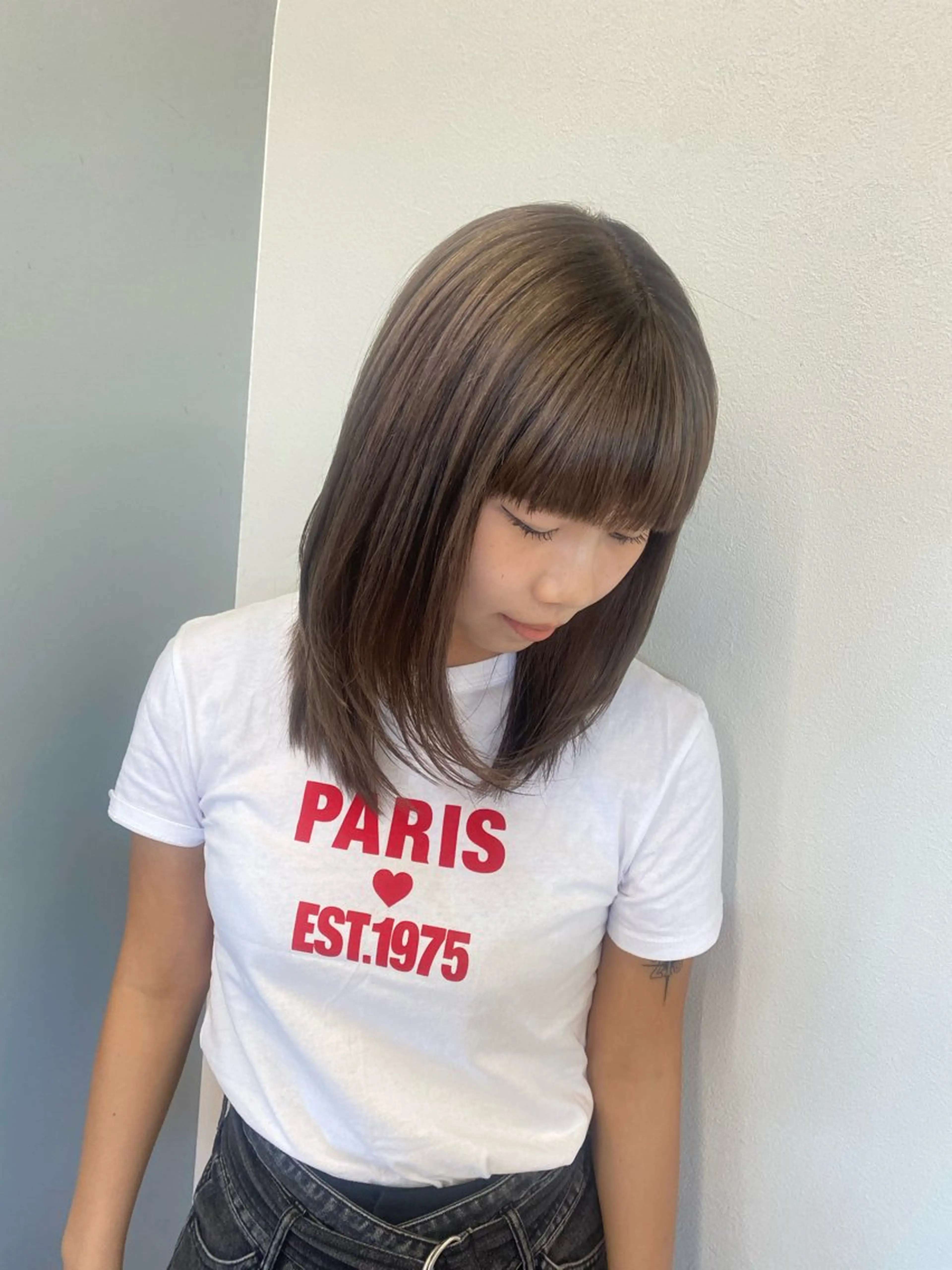 ミディアム 🫧髪質改善/ケアカ ラー/斎藤奈々🫧のヘアスタイル