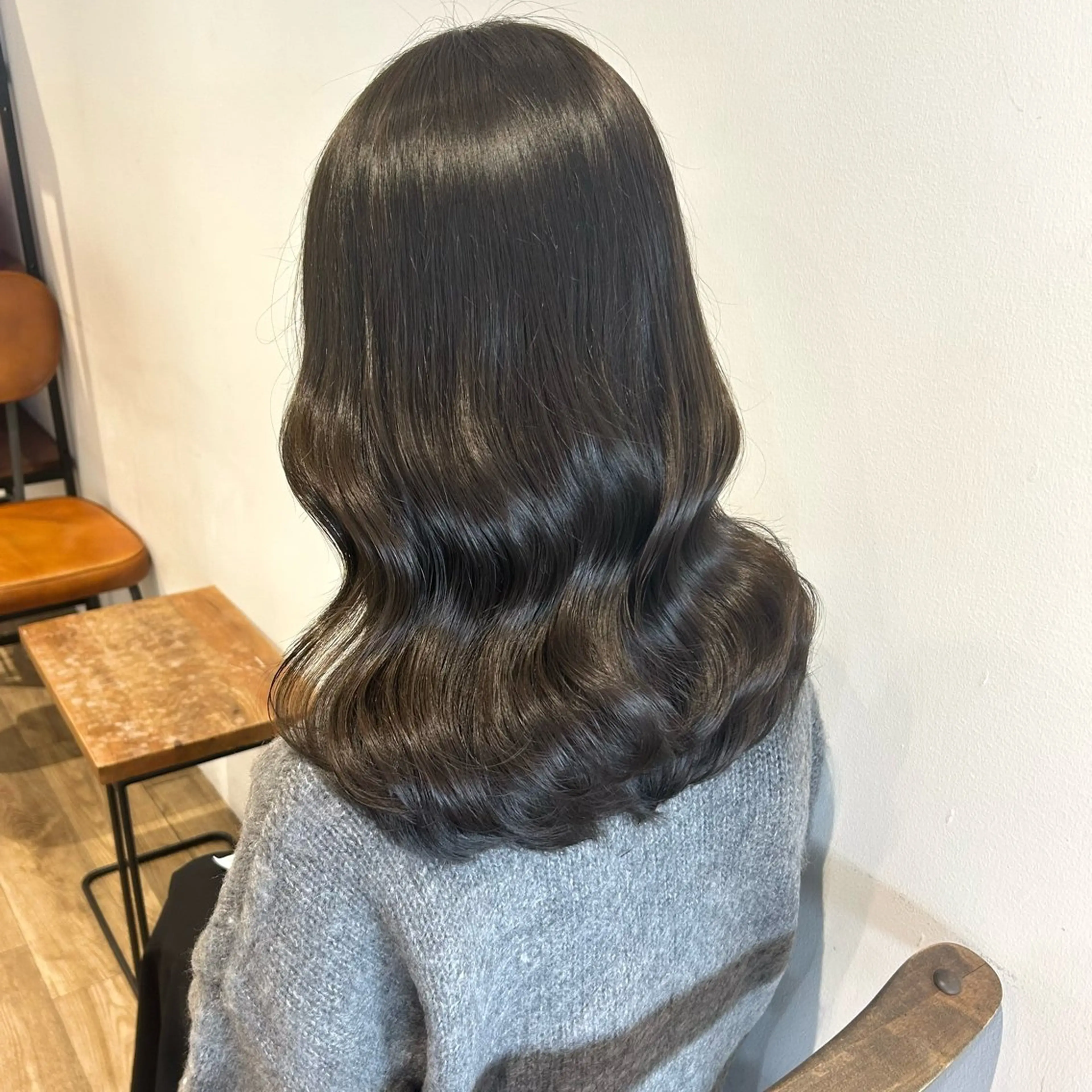 ロング カラー カット ヘアカラー トリートメント otoha✳︎ くすみカラーのヘアスタイル