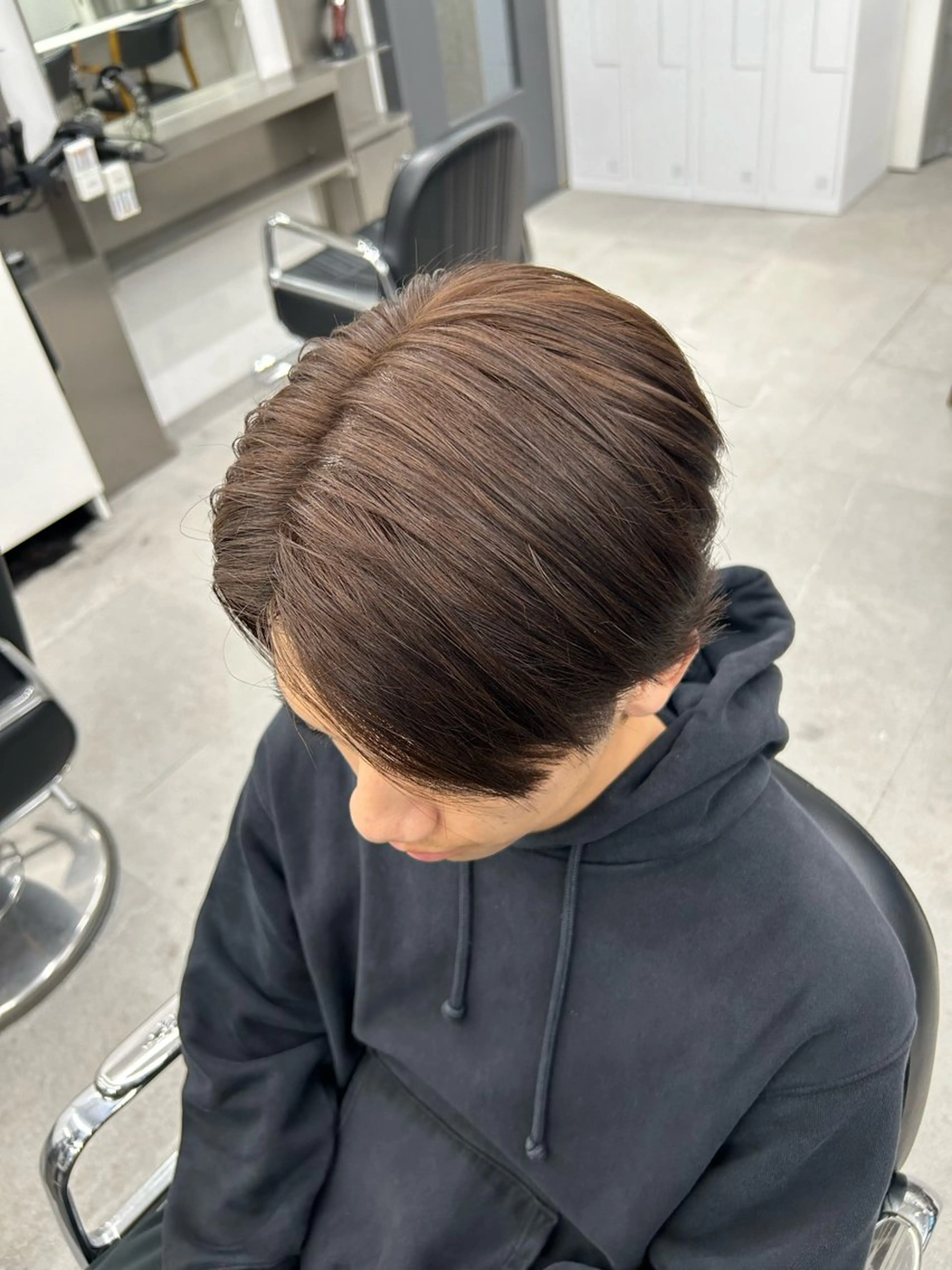 ショート カラー メンズ メンズブリーチ ブリーチ 與那嶺 紘のヘアスタイル