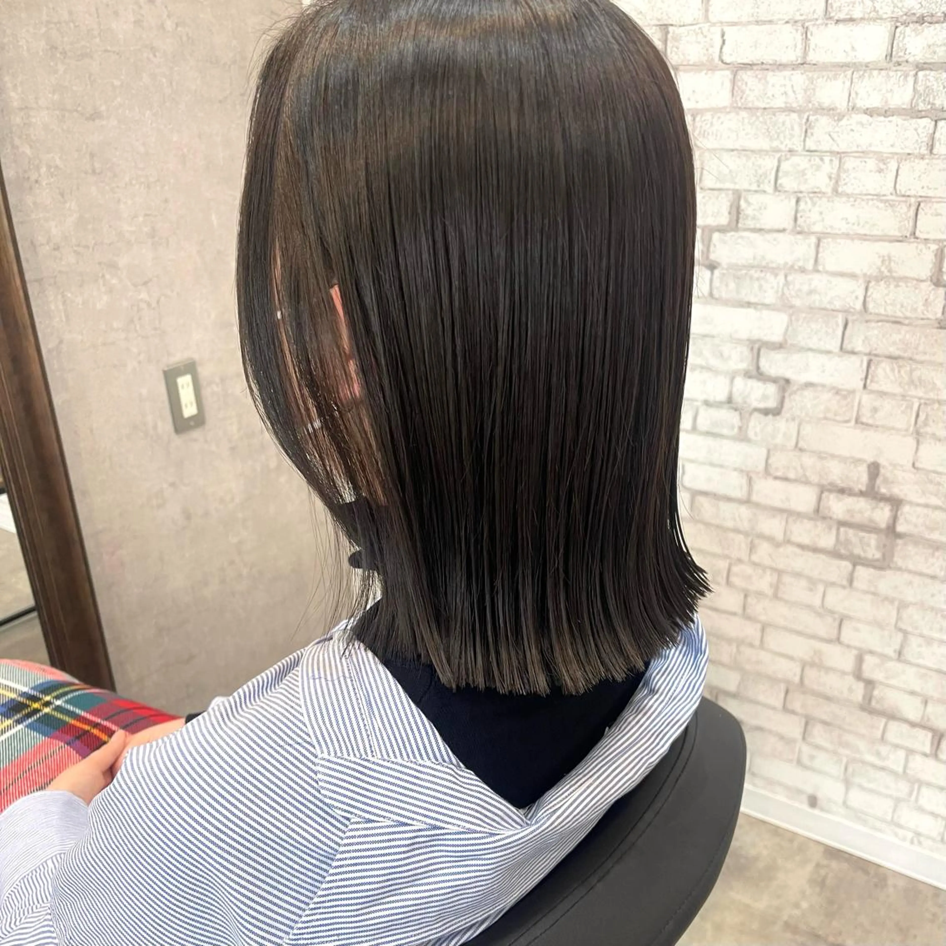 ミディアム カラー ヘアアレンジ カット ヘアカラー トリートメント merci.所属・🌻まさの あいり🌻のヘアスタイル