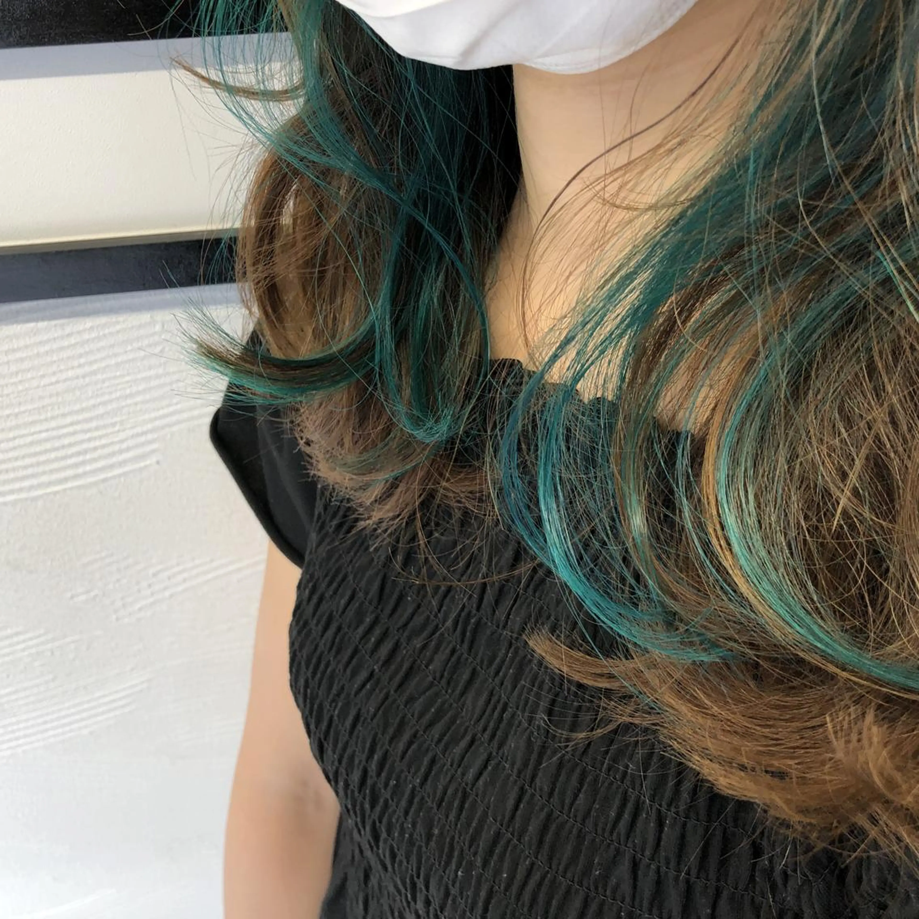 ミディアム カラー ヘアアレンジ デザインカラー 小顔カット✨ 透明感カラーのヘアスタイル