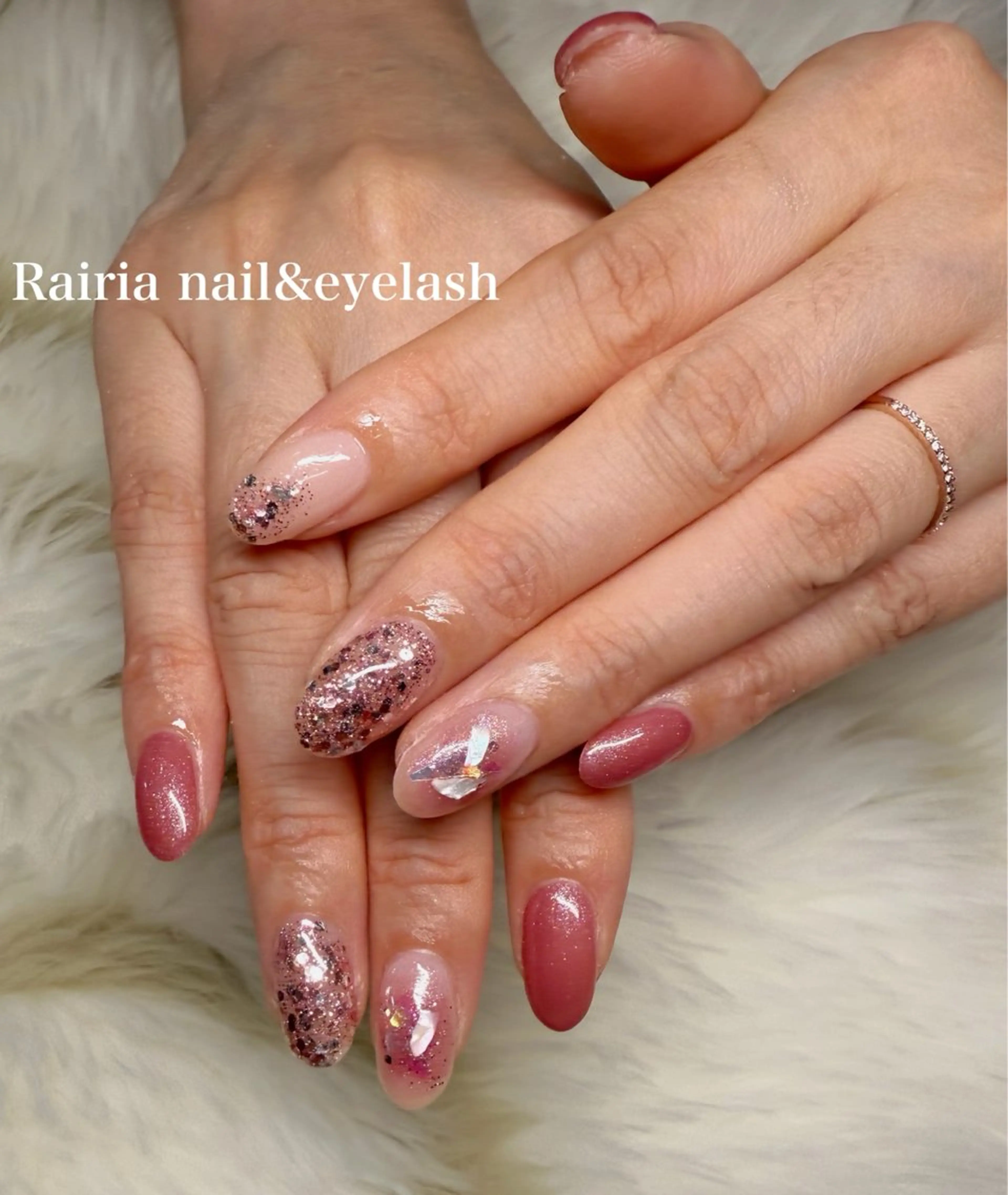 ネイル ハンドネイル Rairia   nail所属・屋敷 理奈のネイルデザイン