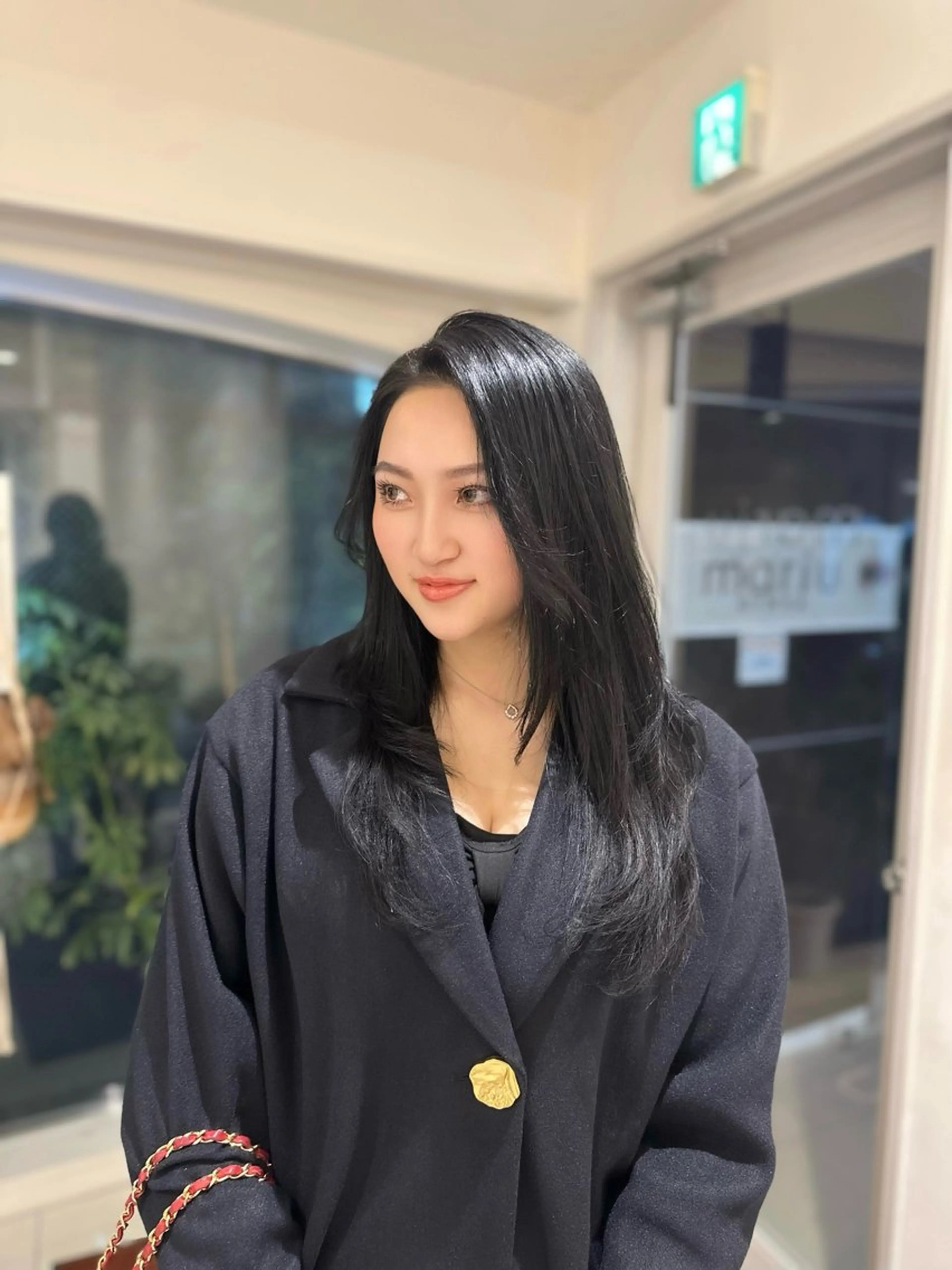 ロング カラー ヘアカラー トリートメント 🤍ハイライト/ レイヤー/銀座🤍のヘアスタイル