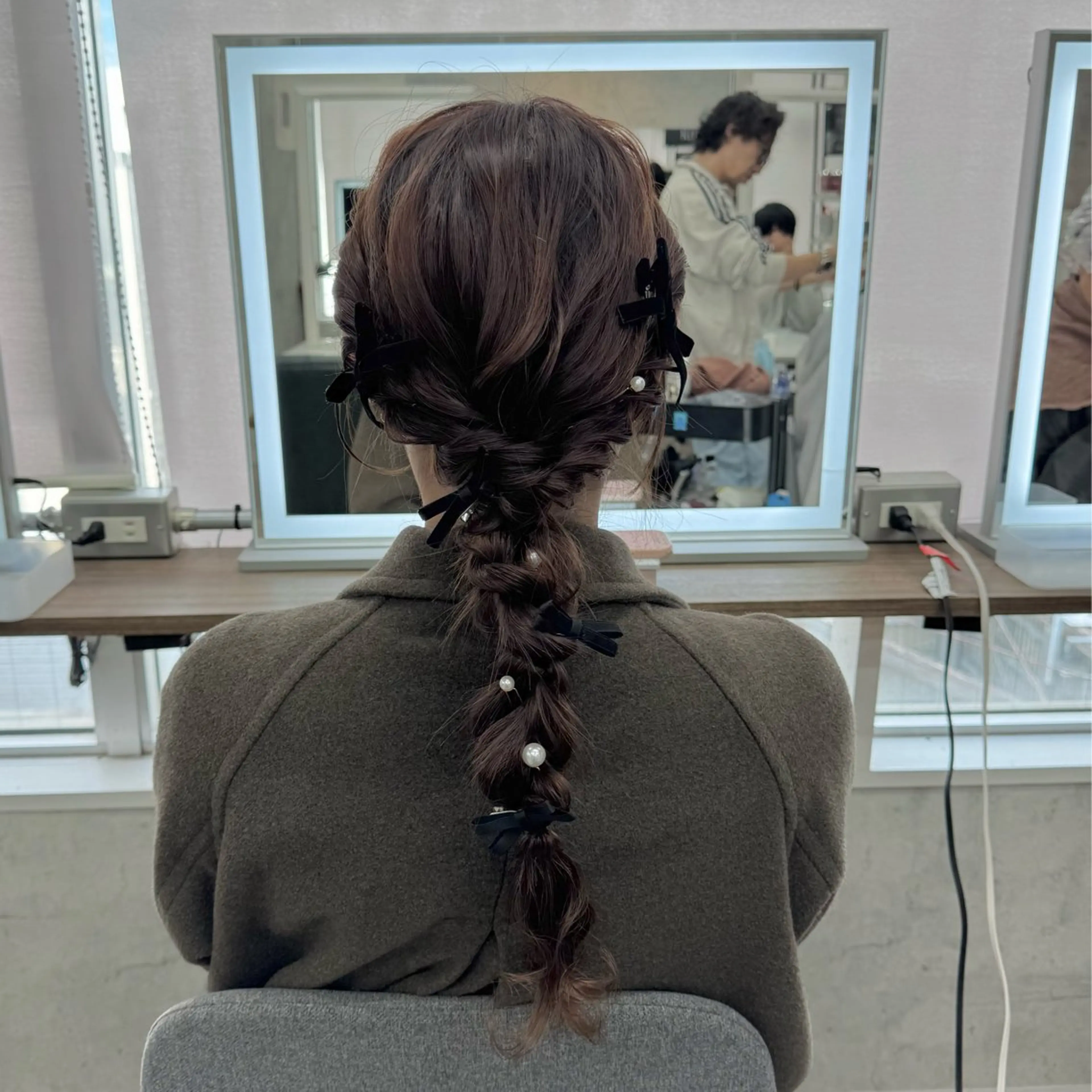 ロング ヘアアレンジ ヘアセット JUNSHIN🦋 ヘアセット／カラーのヘアスタイル