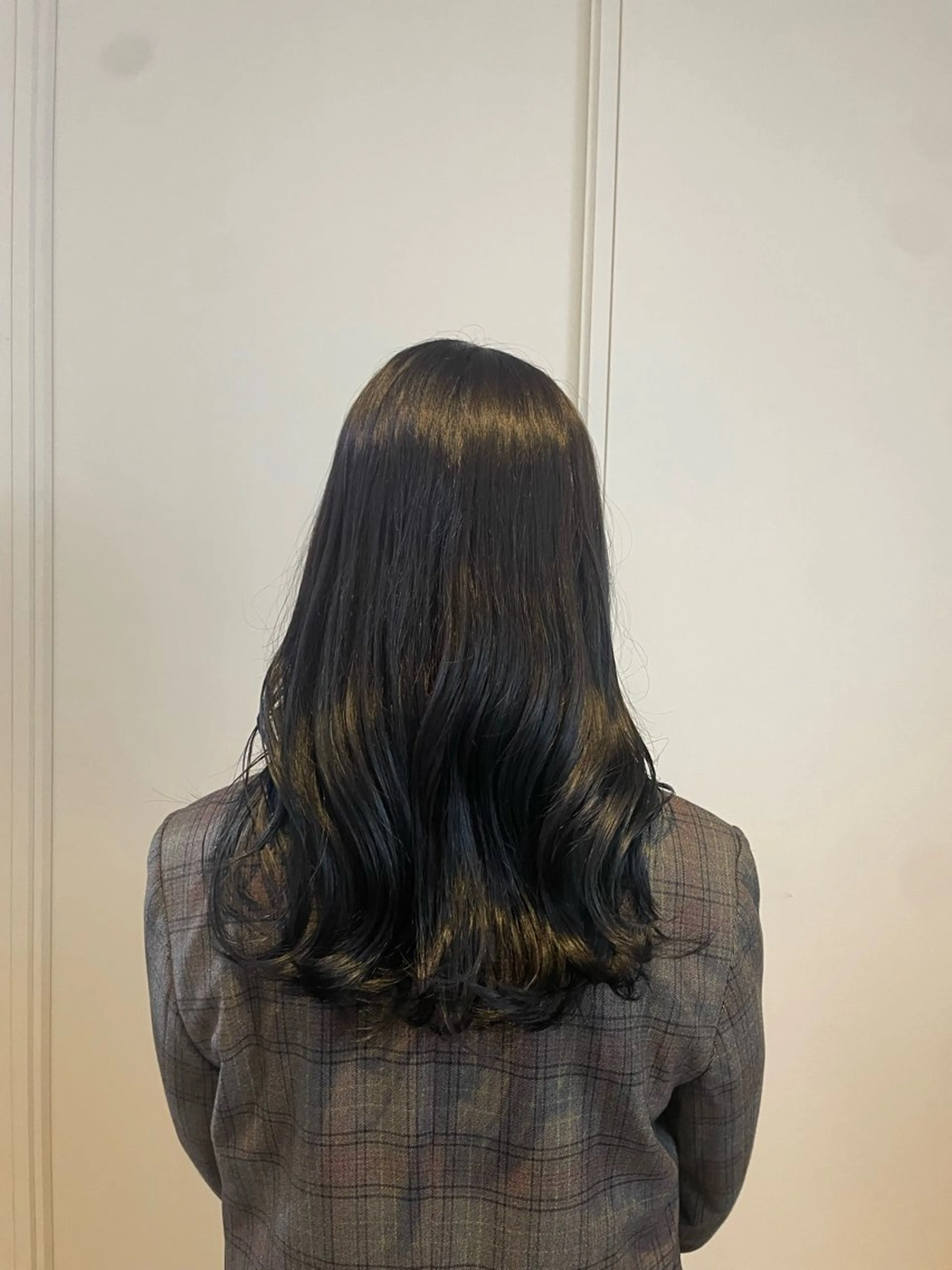 ミディアム カラー 透明感カラー ヘアカラー ミユウ /札幌美容師のヘアスタイル