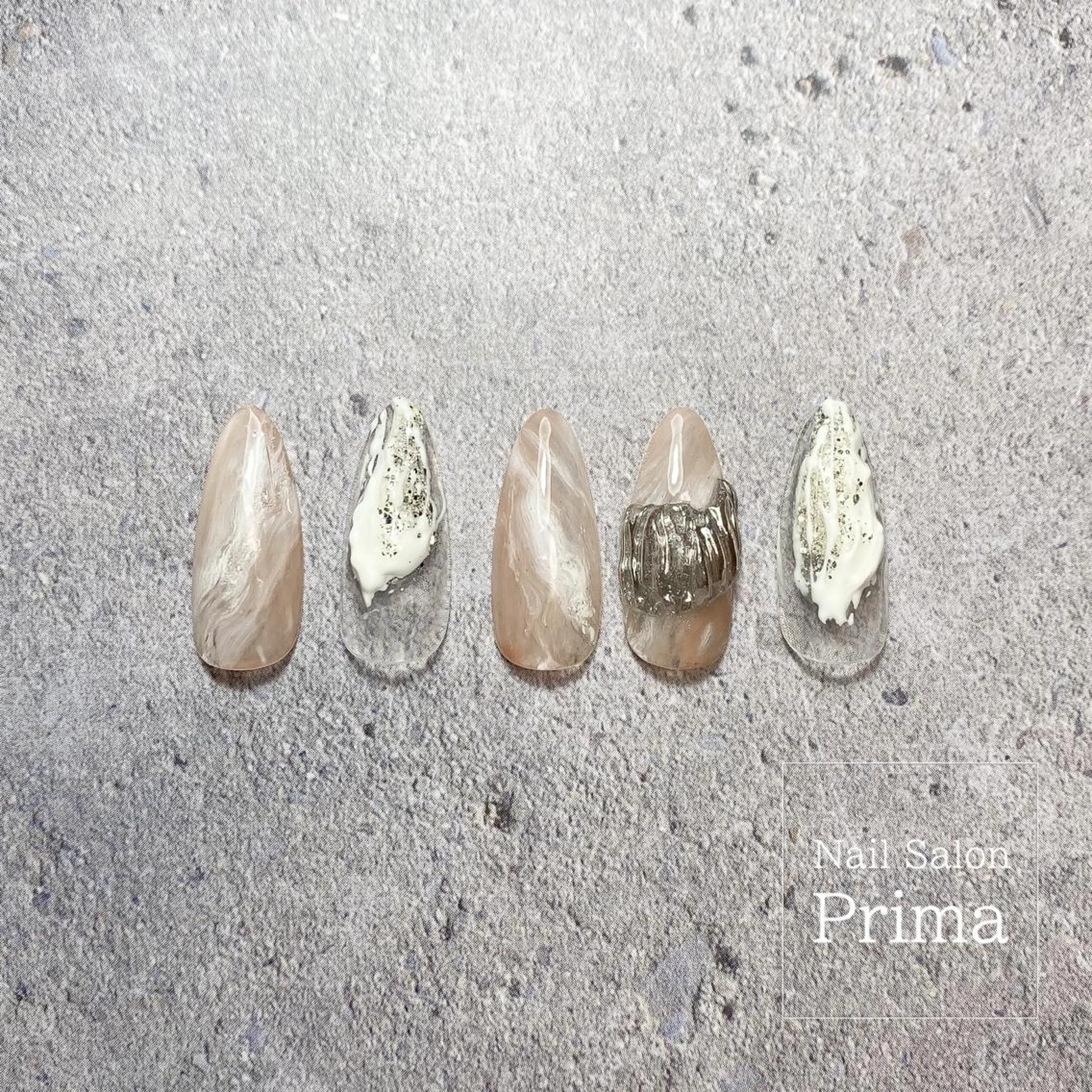 セミロング ネイル SalonPrima Nail & Eyeのネイルデザイン