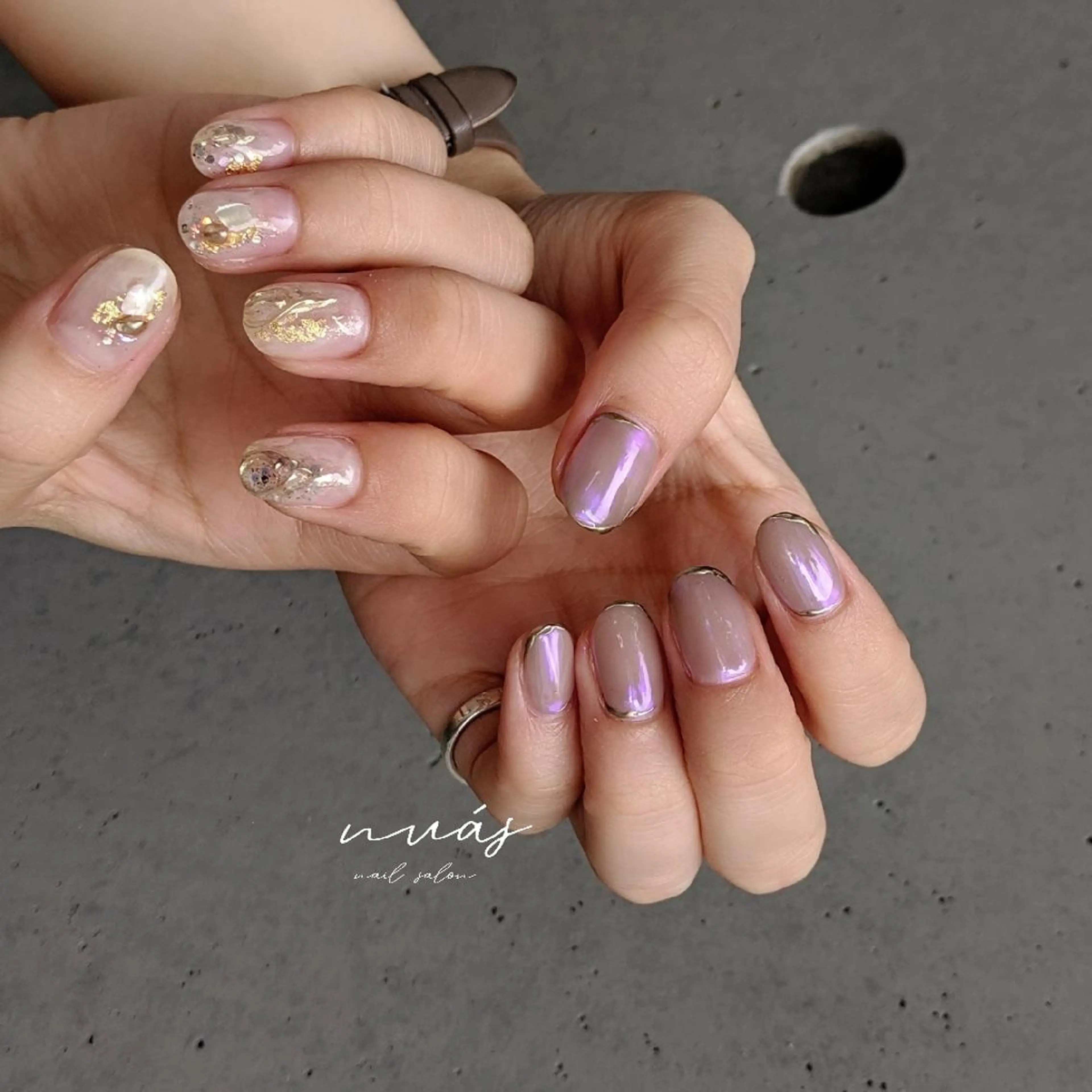ネイル ハンドネイル nuás nail & eyeのネイルデザイン