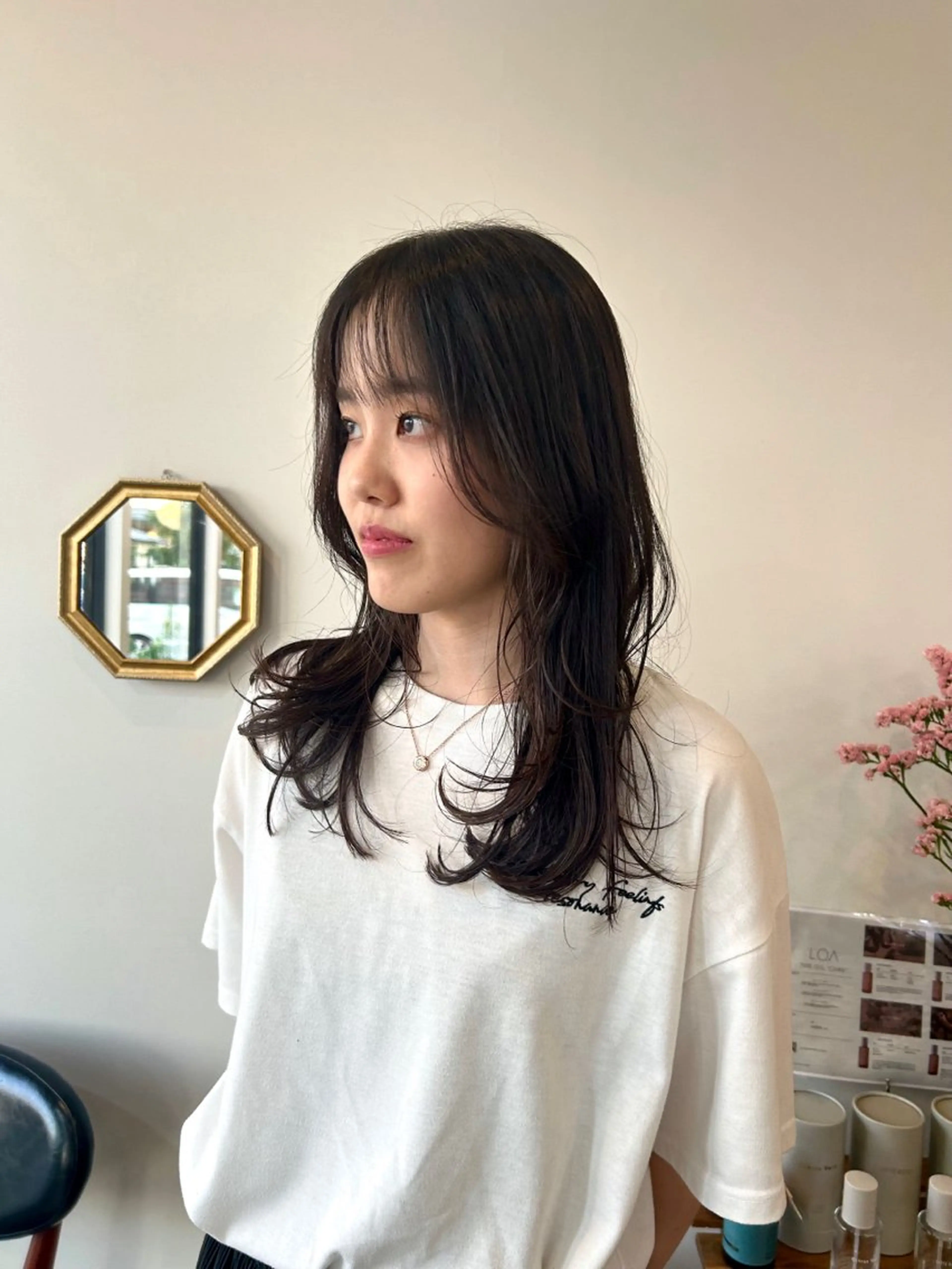 ロング レイヤーカット カット plus HAIR いずみのヘアスタイル