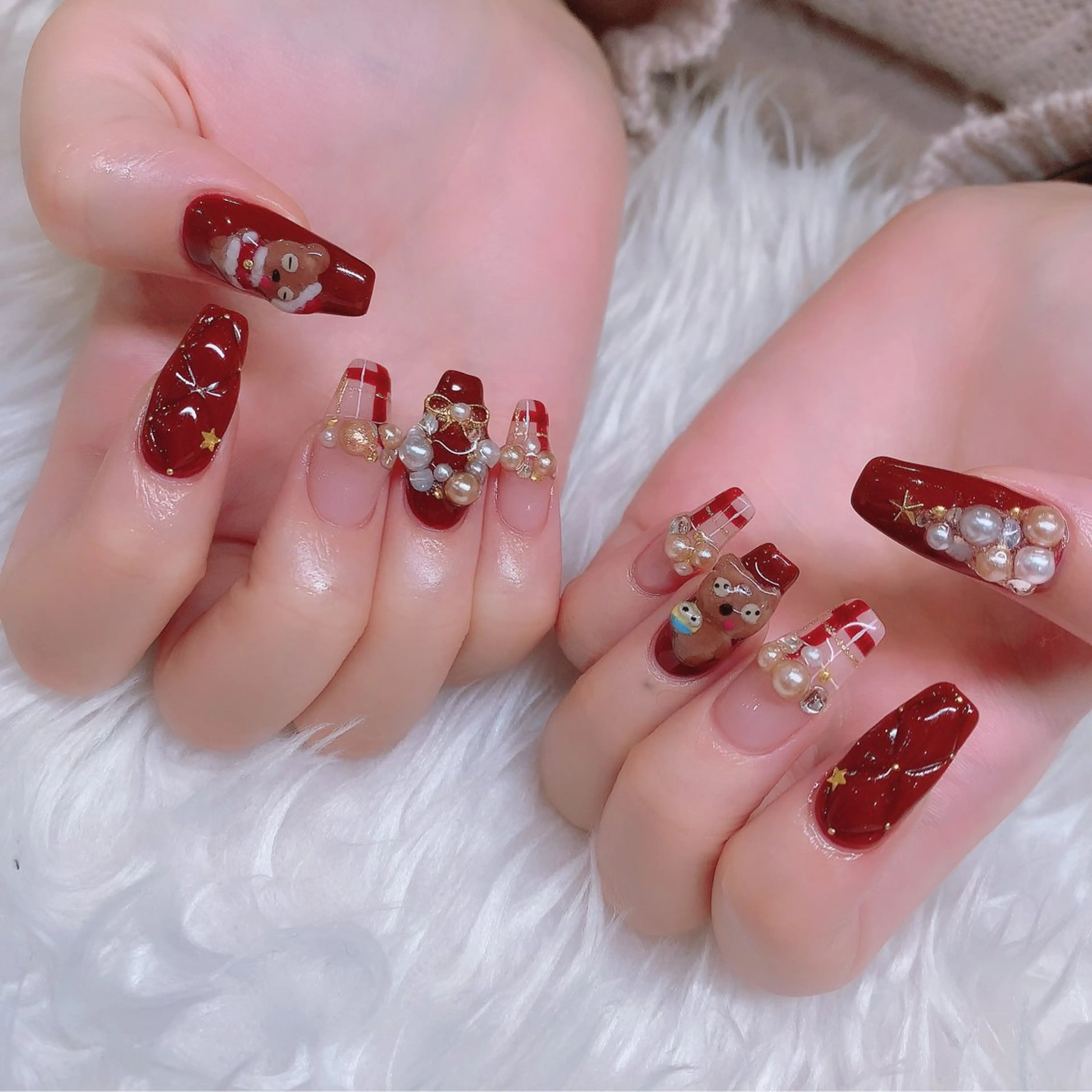 セミロング ハンドネイル cho nailのネイルデザイン