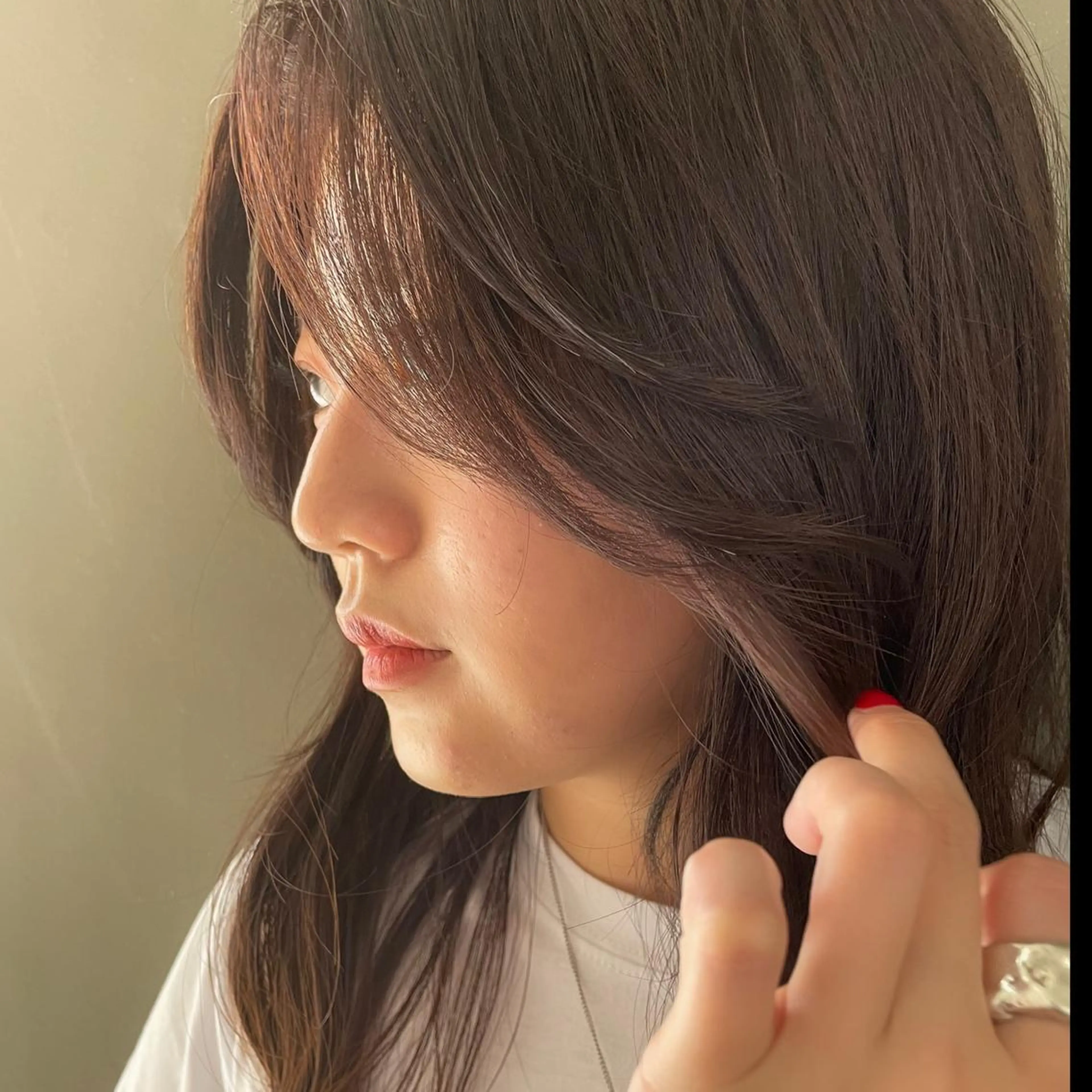 セミロング エギョモリ mono.所属・南茨/ヘッドスパ /カット/momoのヘアスタイル